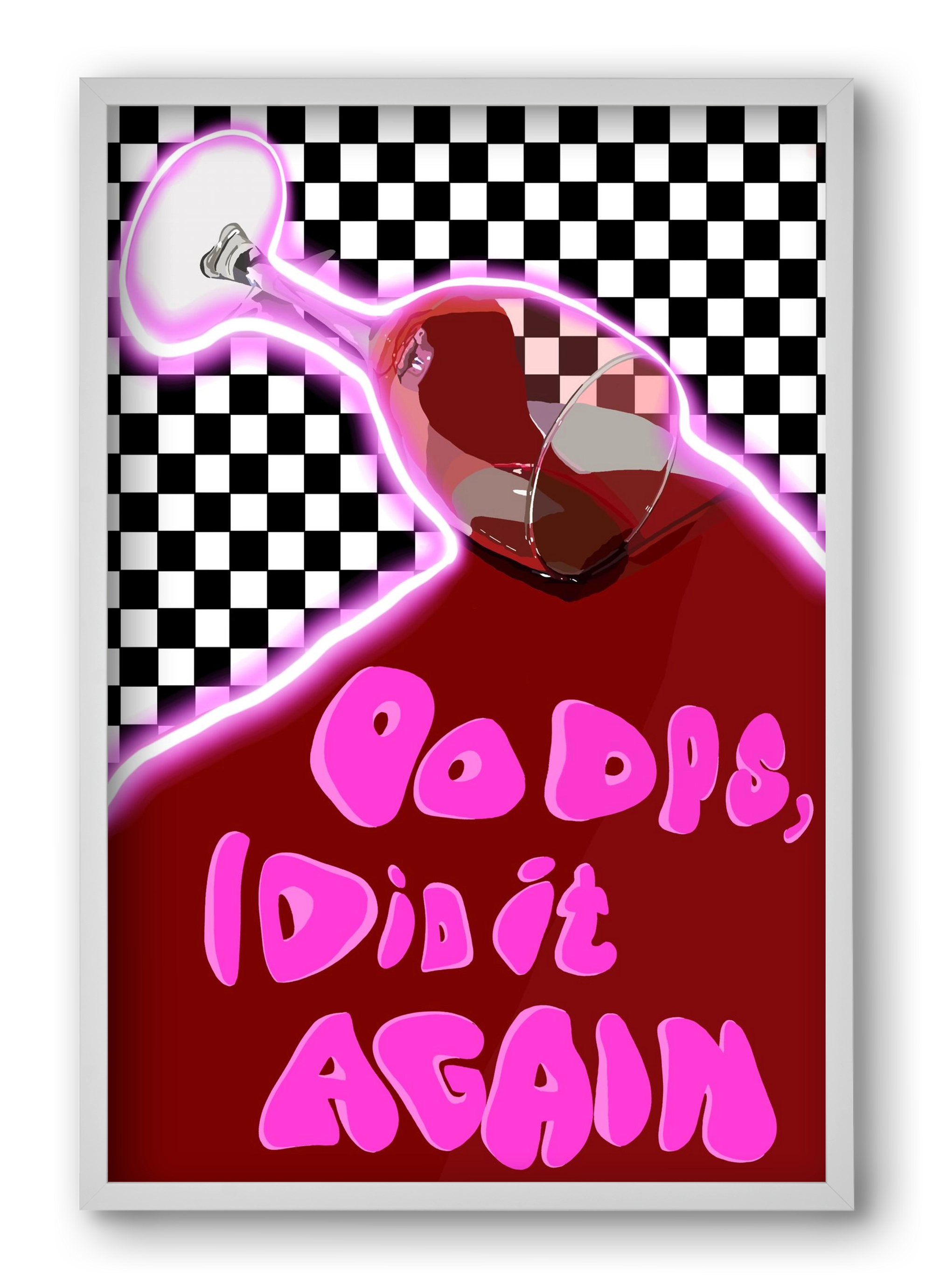 Ooops..., 40x60 cm (40x60 cm), Fehér keret