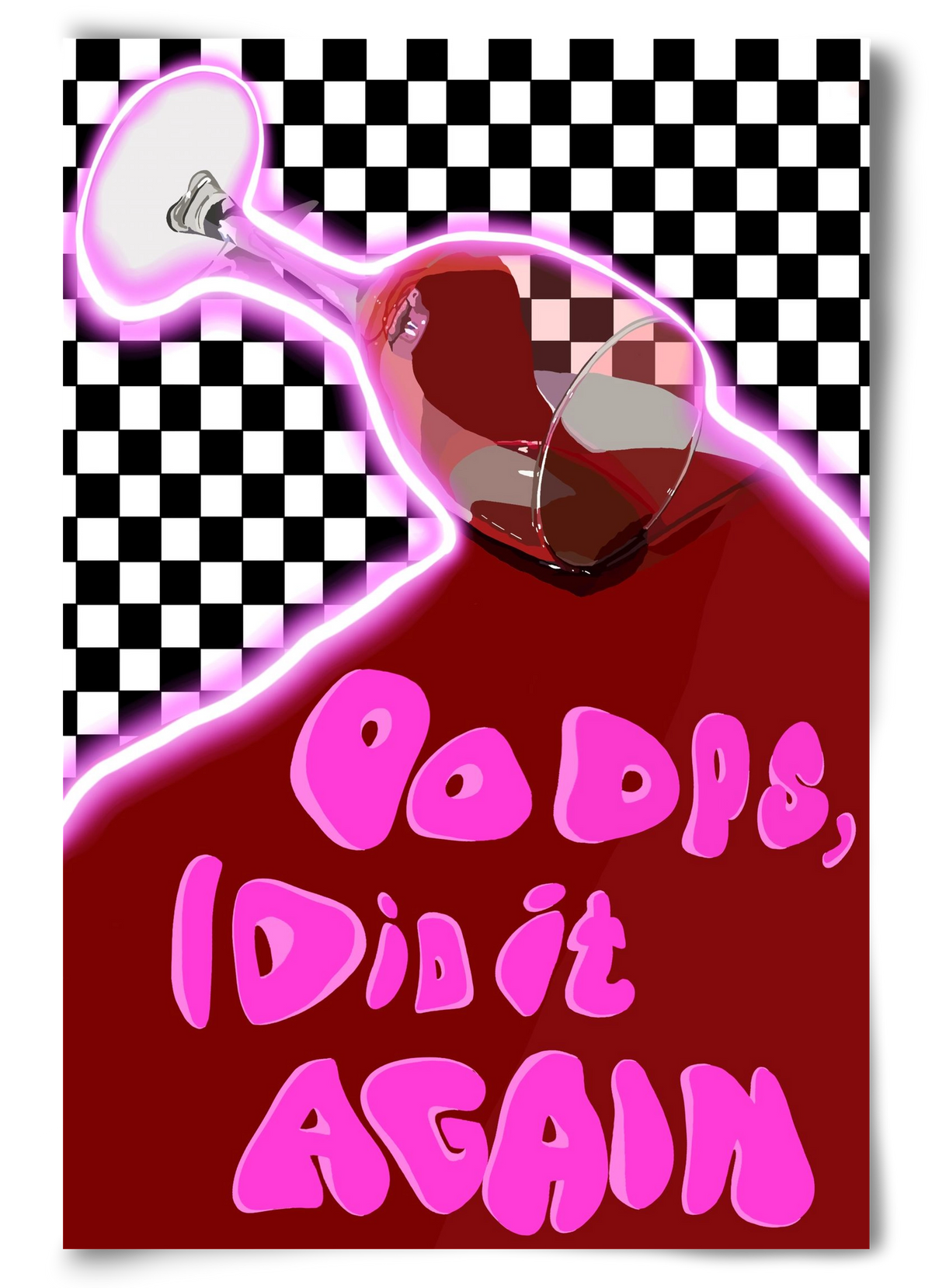 Ooops..., 60x90 cm, Keret nélkül