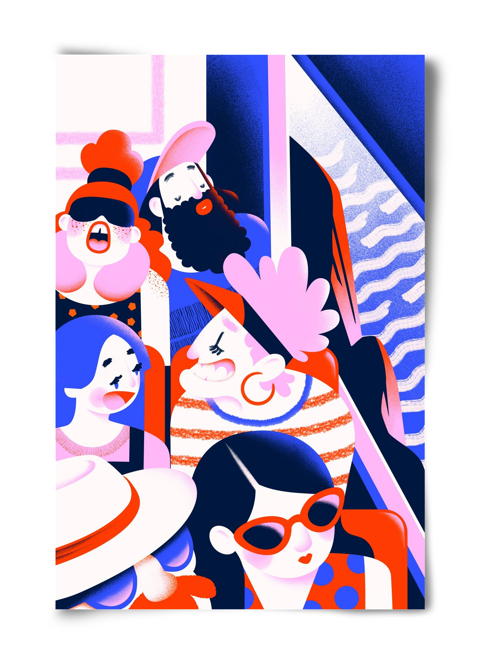 Summer trip, 40x60 cm, Keret nélkül