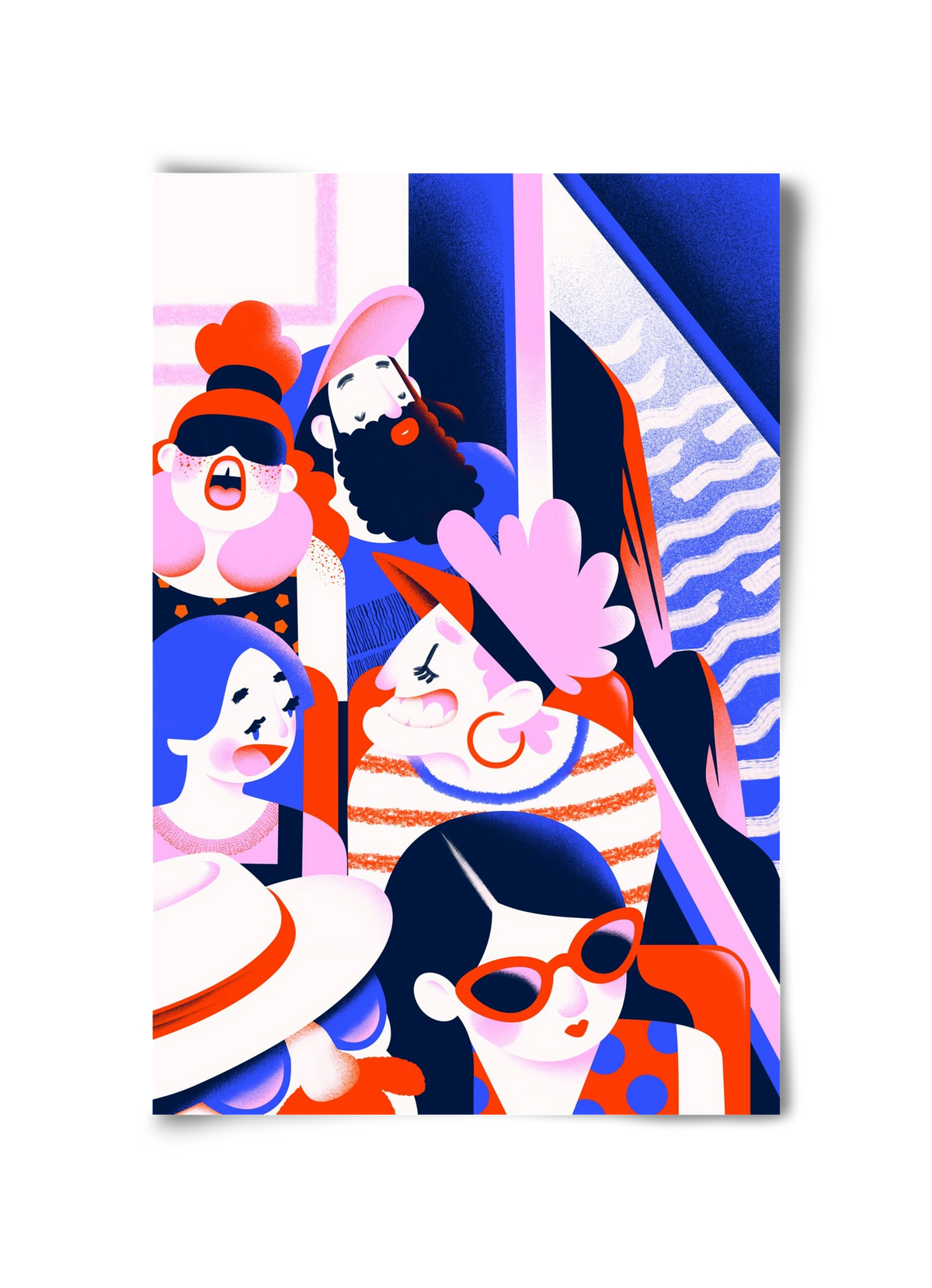 Summer trip, 30x45 cm, Keret nélkül