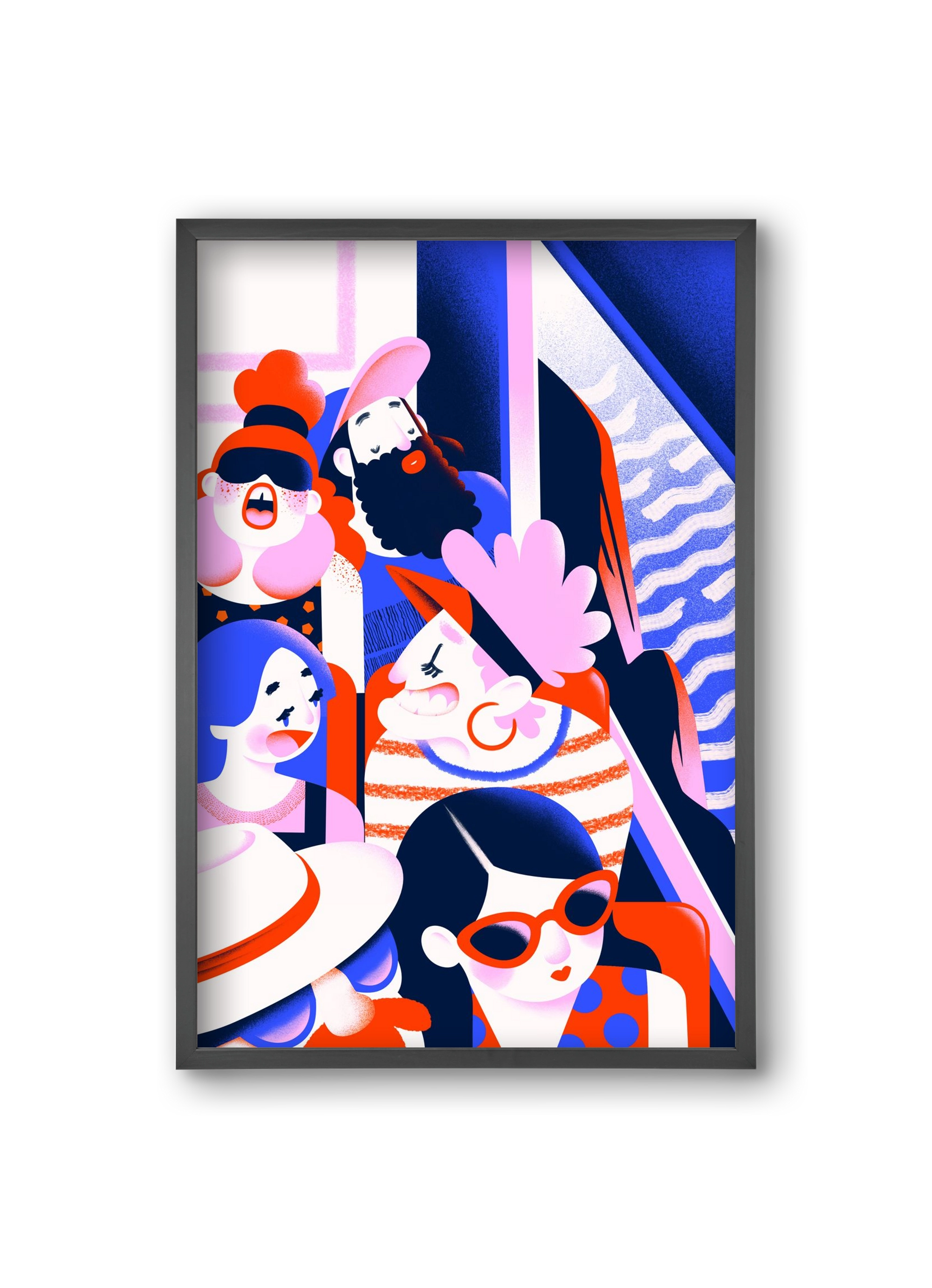 Summer trip, 20x30 cm (20x30 cm), Fekete keret