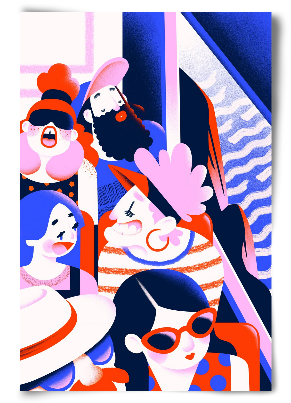 Summer trip, 60x90 cm, Keret nélkül