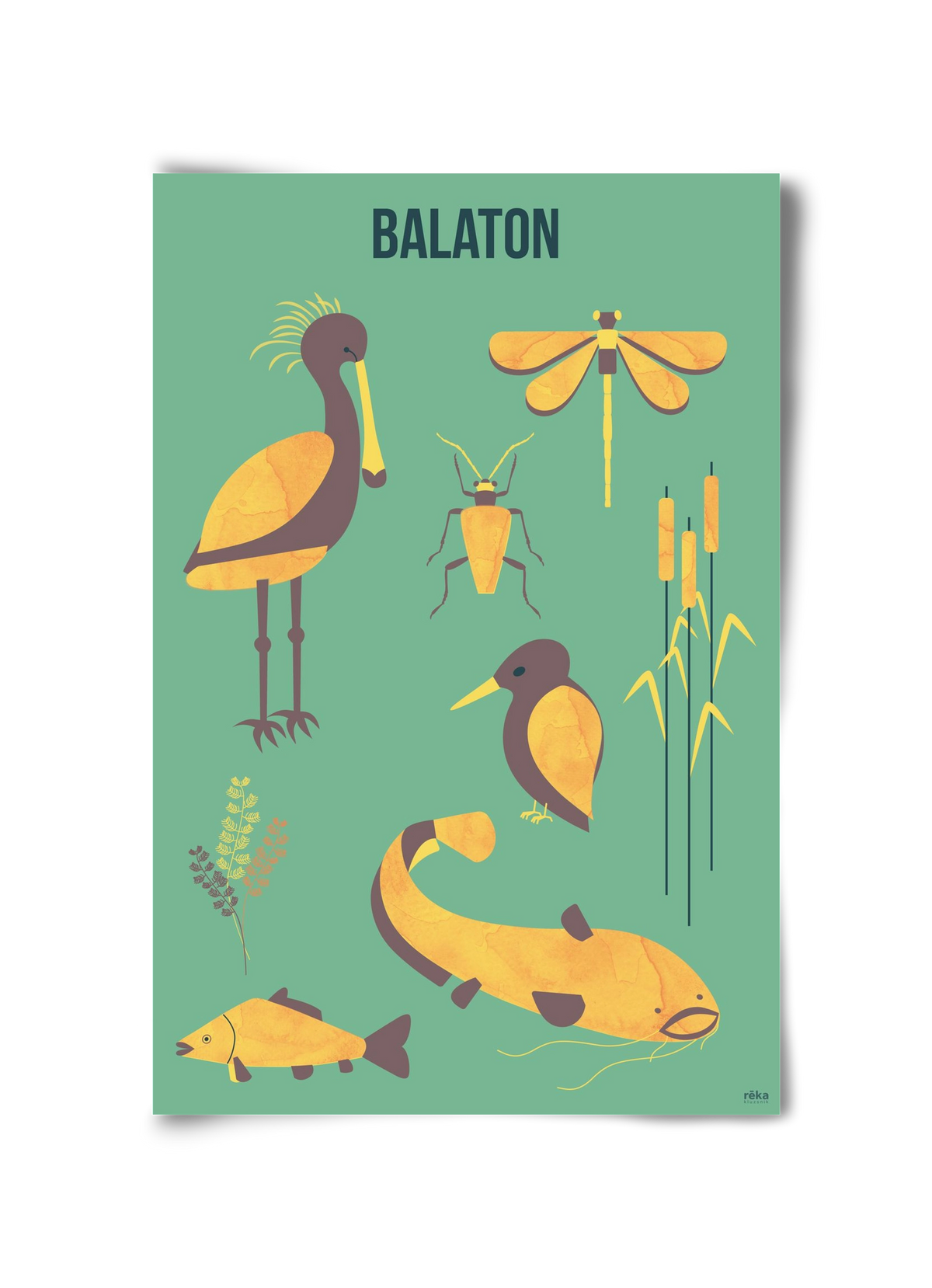 balaton, 30x45 cm, Keret nélkül