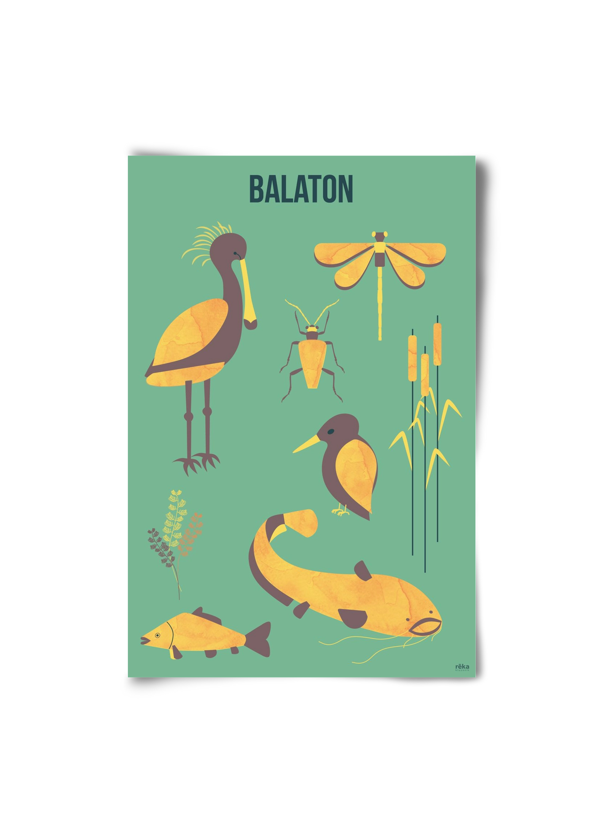 balaton, 20x30 cm, Keret nélkül