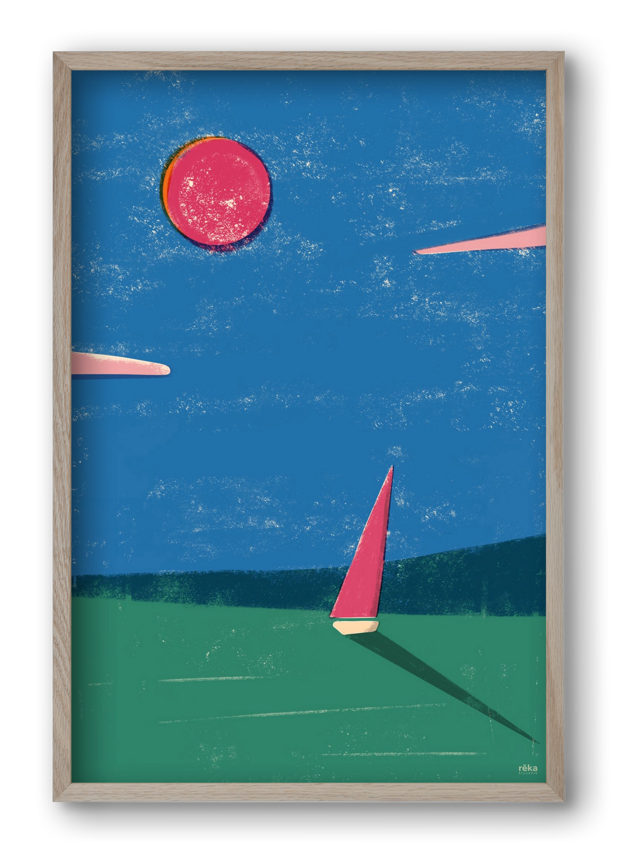 időtlen pillanat, 40x60 cm (40x60 cm), Tölgy keret