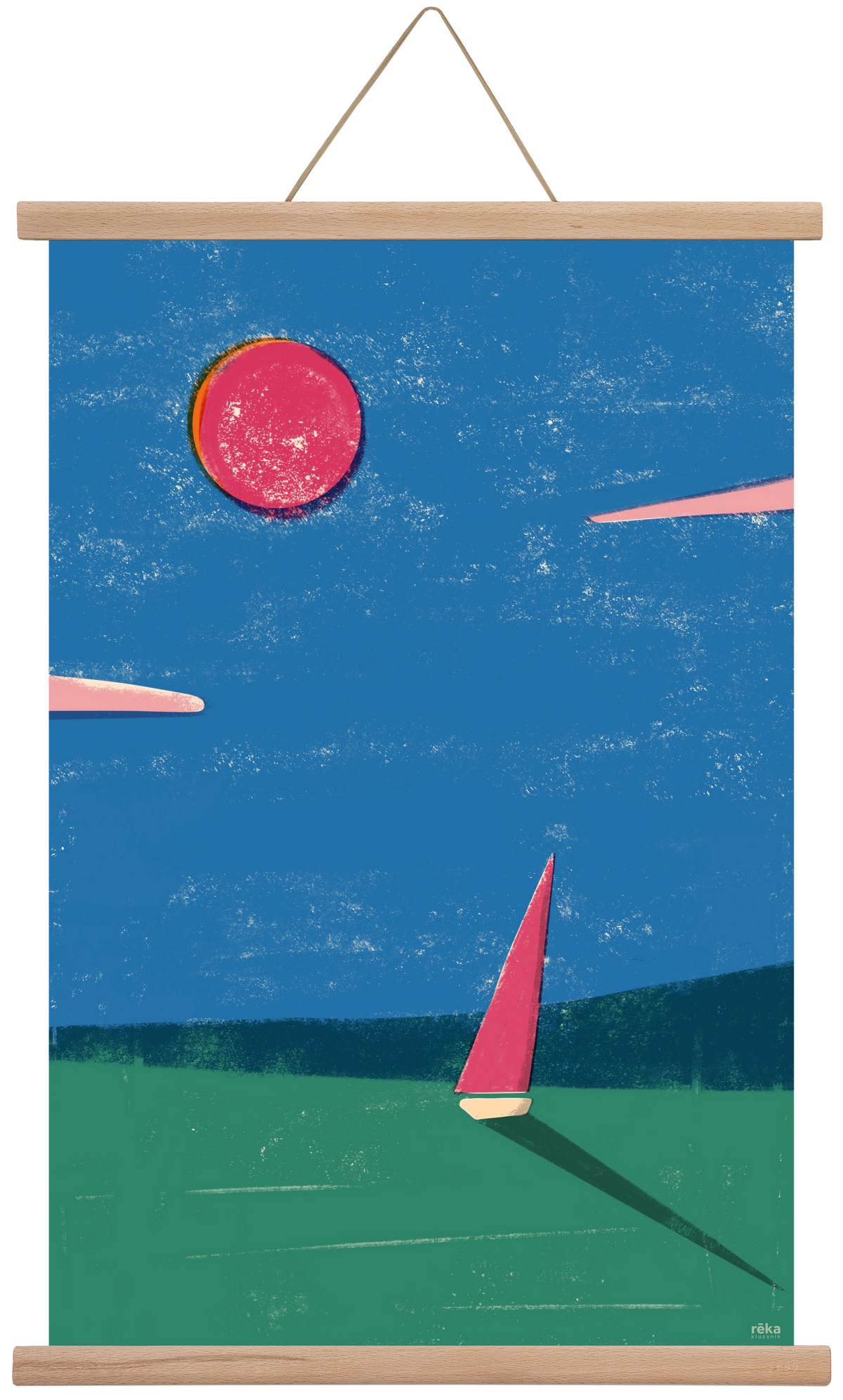 időtlen pillanat, 40x60 cm (40x60 cm), Tölgy akasztó