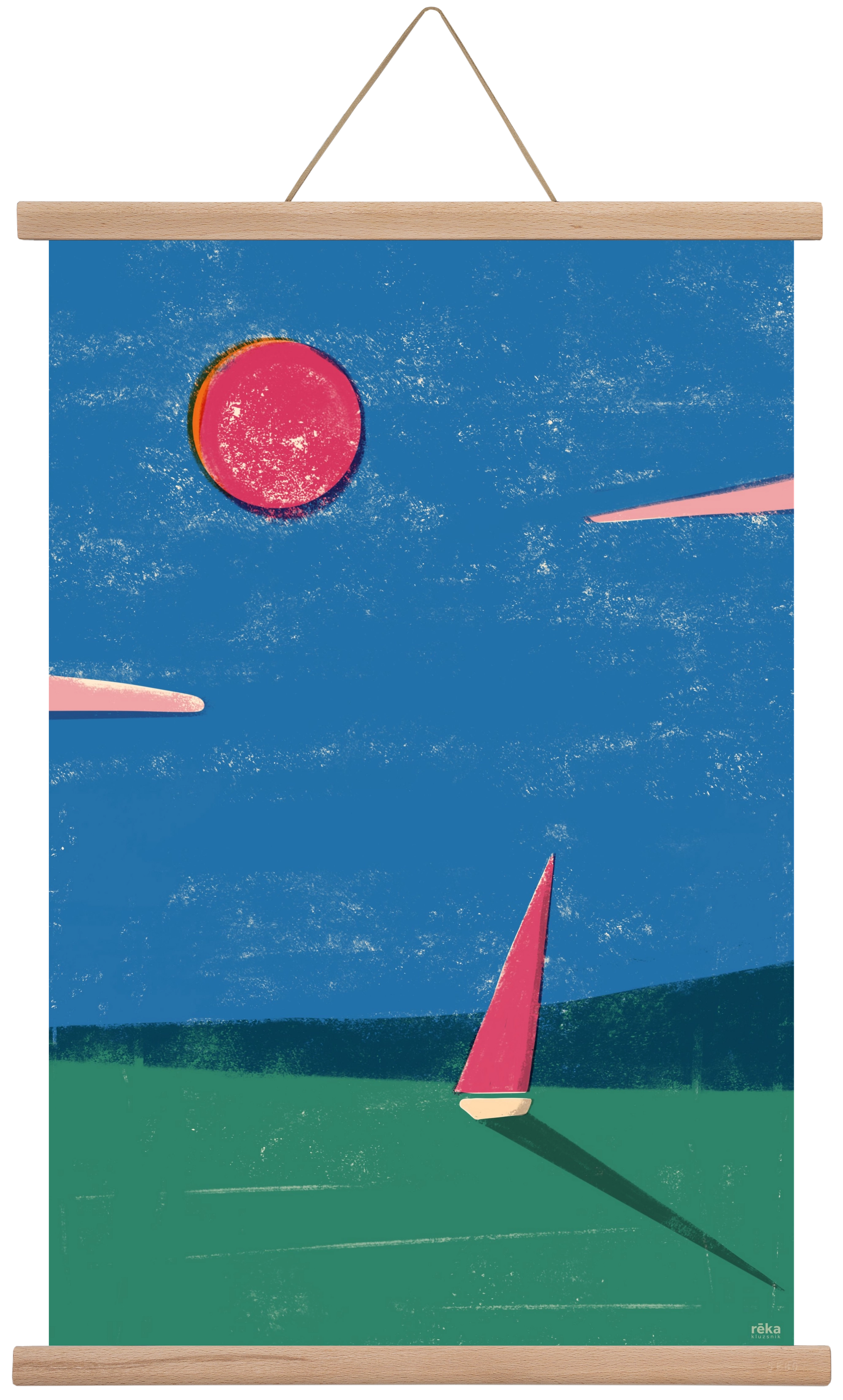 időtlen pillanat, 40x60 cm (40x60 cm), Tölgy akasztó