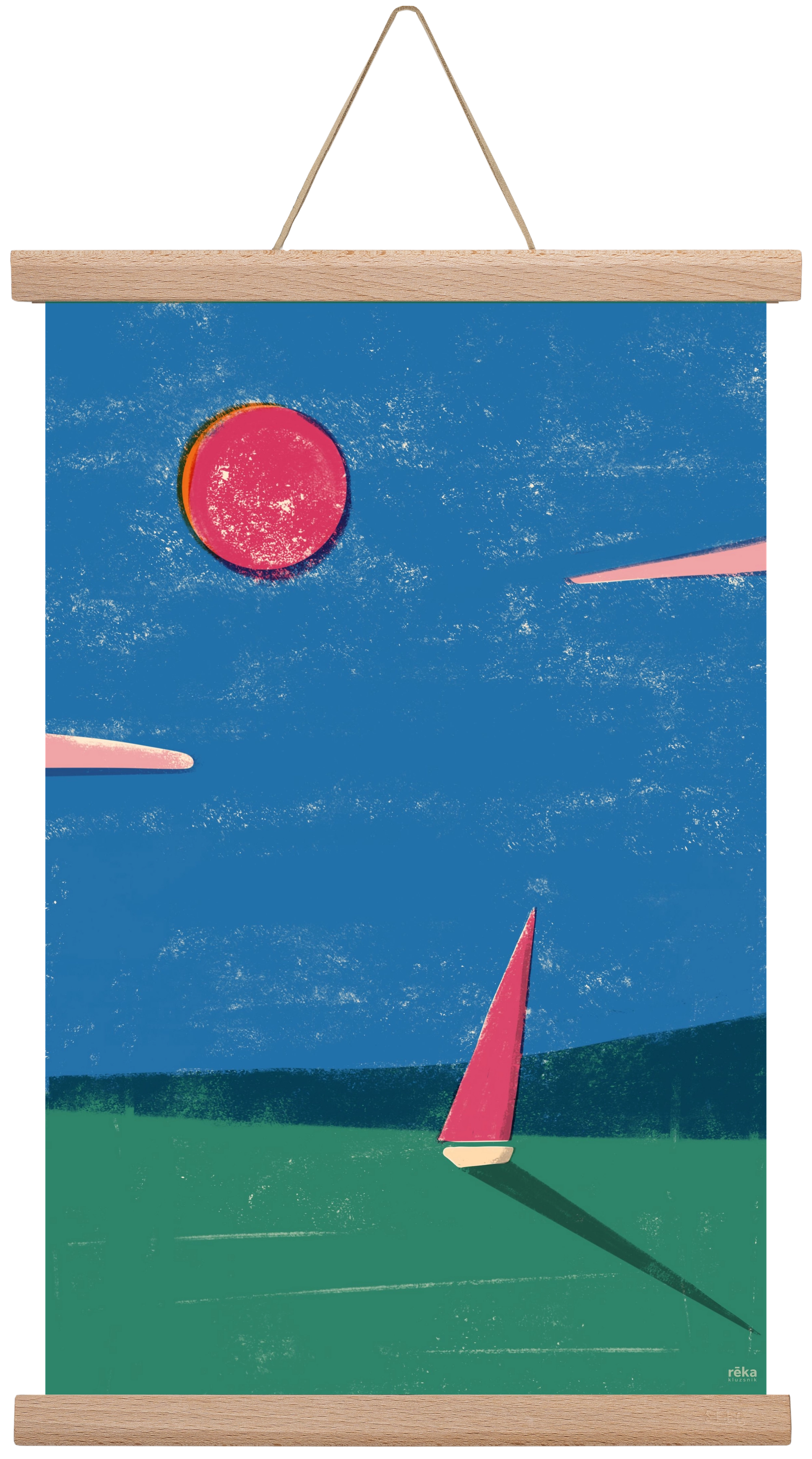 időtlen pillanat, 30x45 cm (30x45 cm), Tölgy akasztó