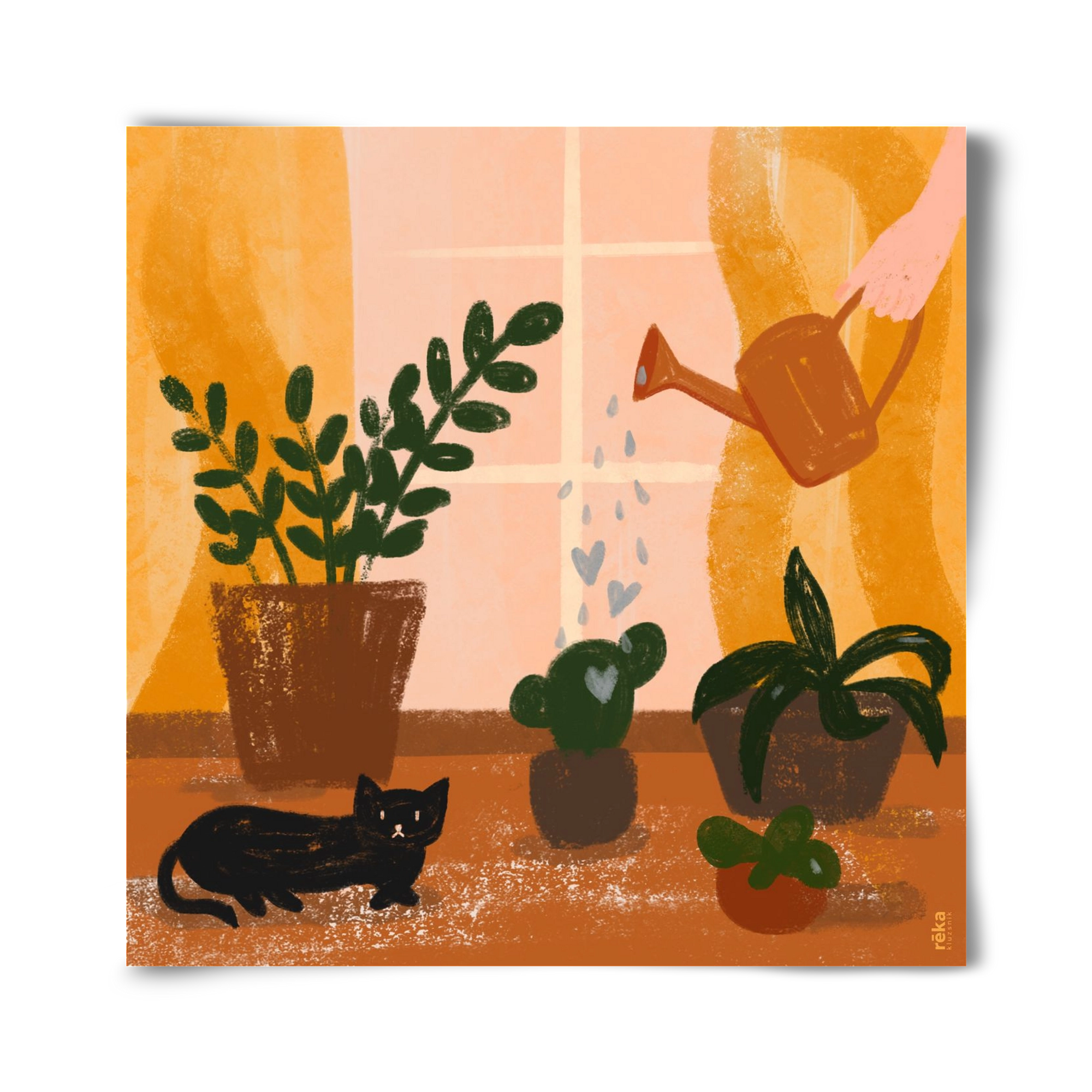 locsoló, 40x40 cm, Keret nélkül