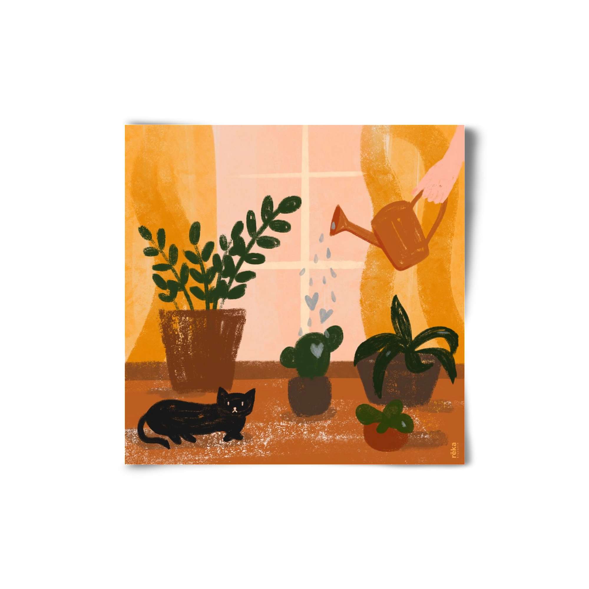 locsoló, 20x20 cm, Keret nélkül