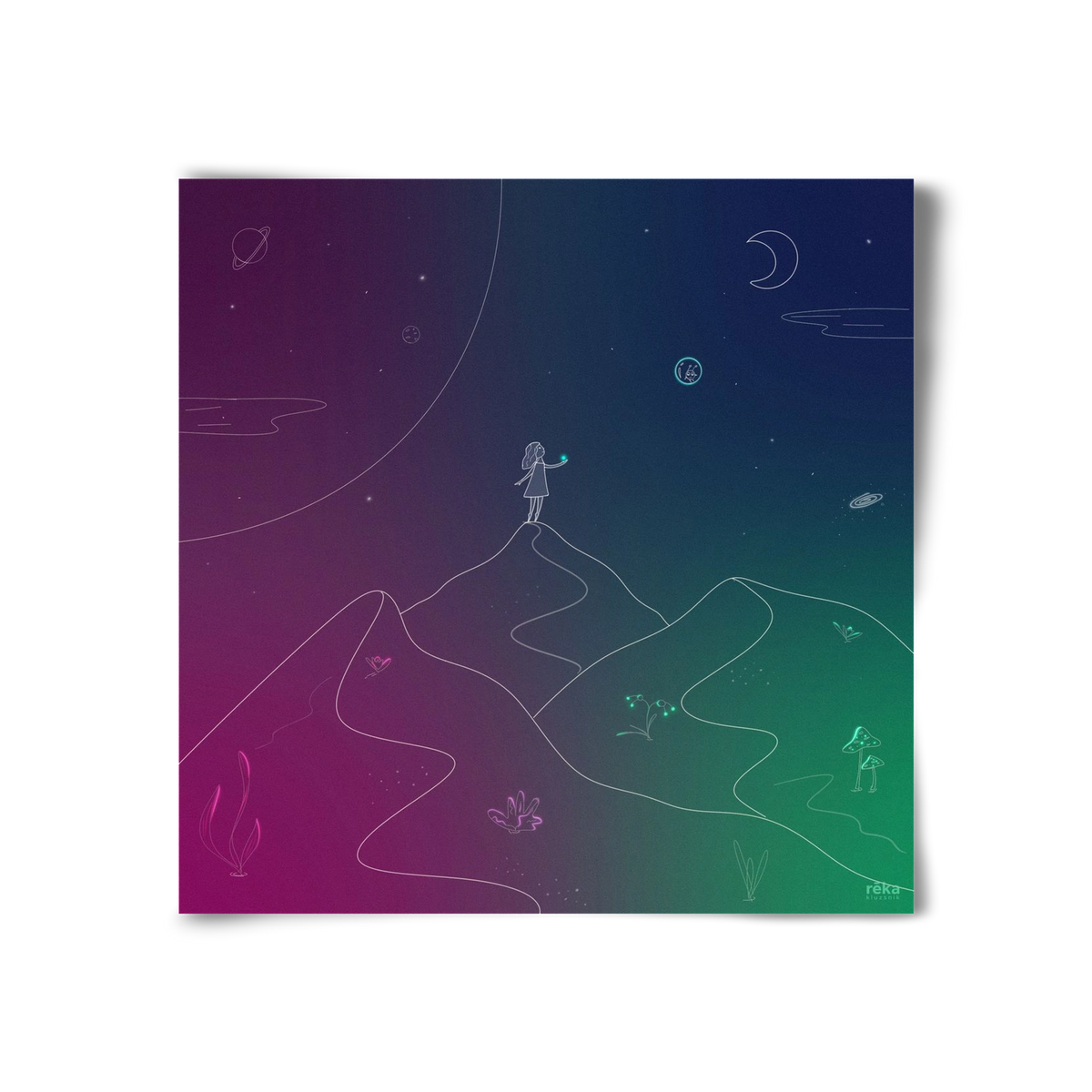 hello!, 30x30 cm, Keret nélkül