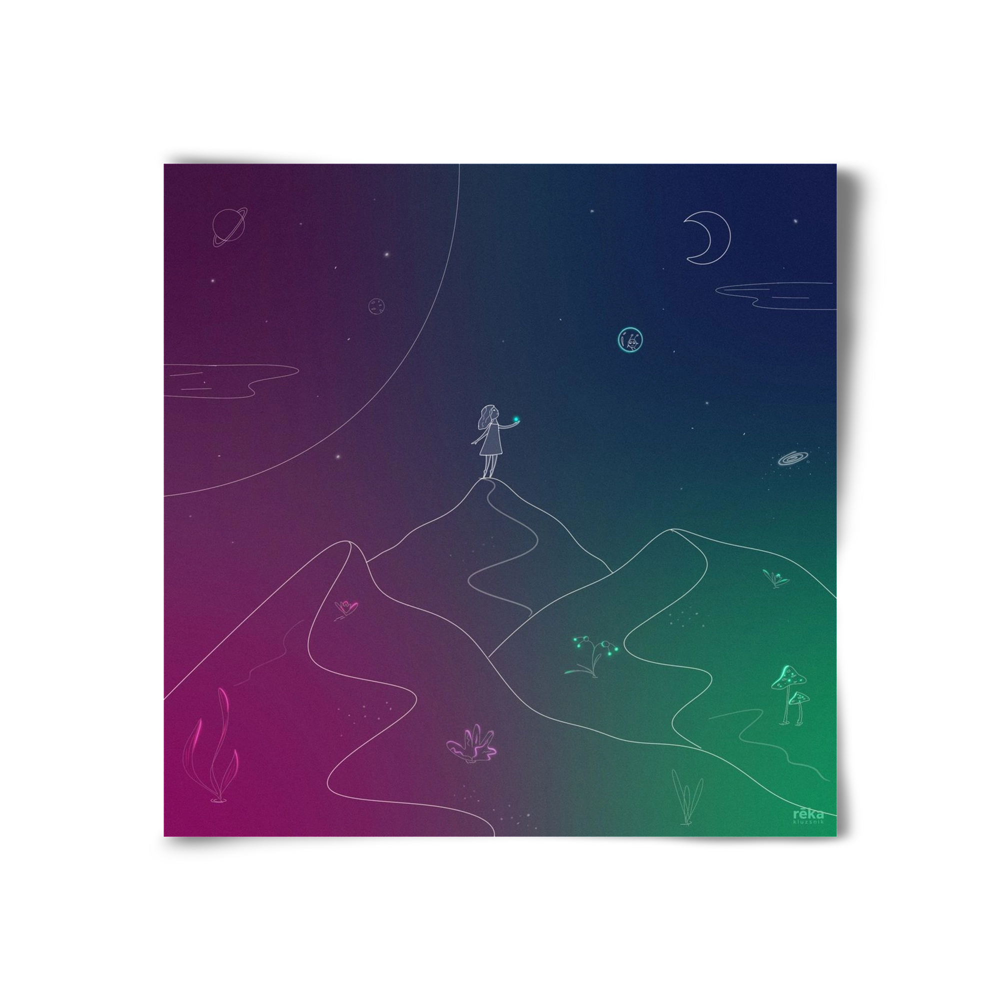 hello!, 30x30 cm, Keret nélkül