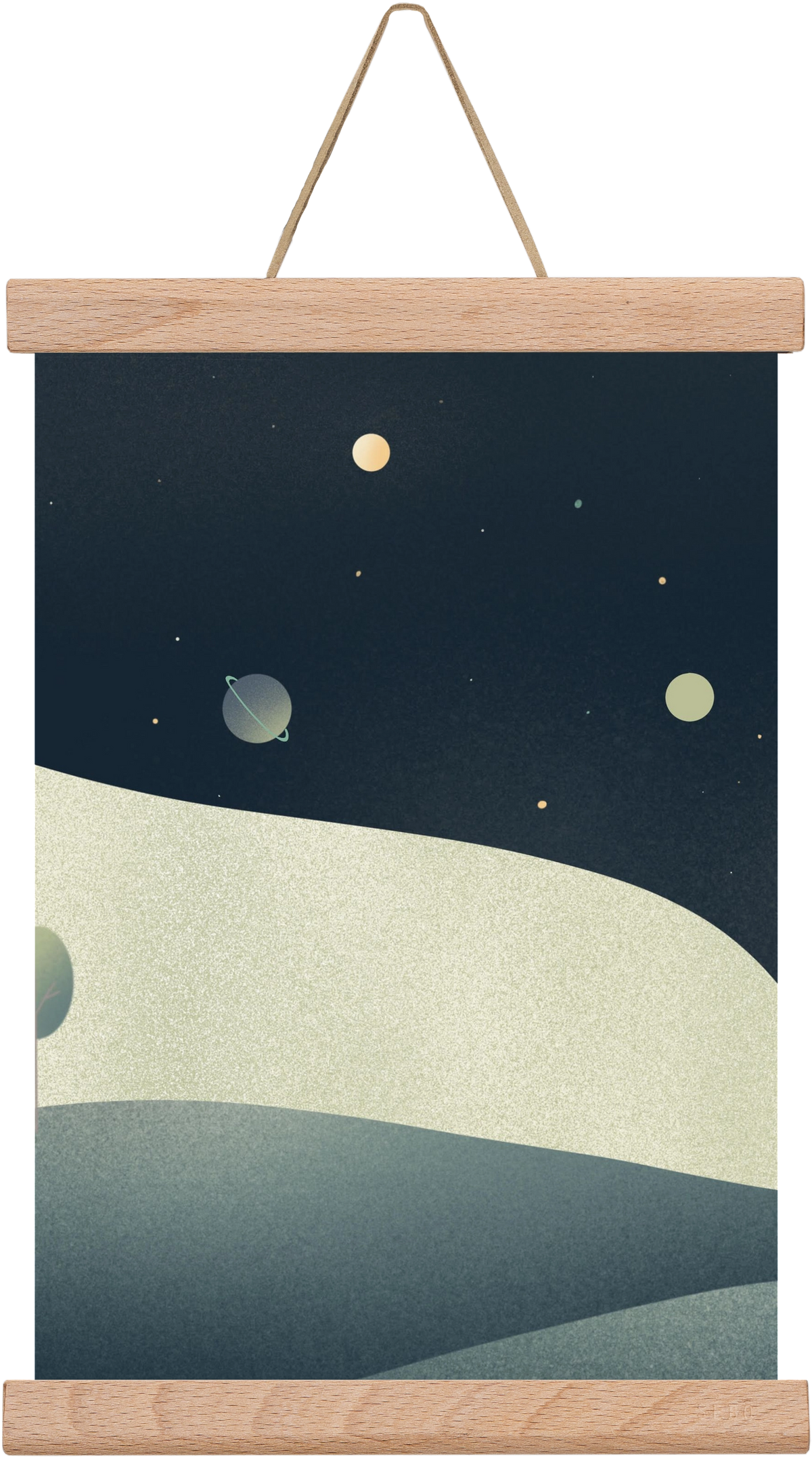 universe cup, 30x20 cm (30x20 cm), Tölgy akasztó