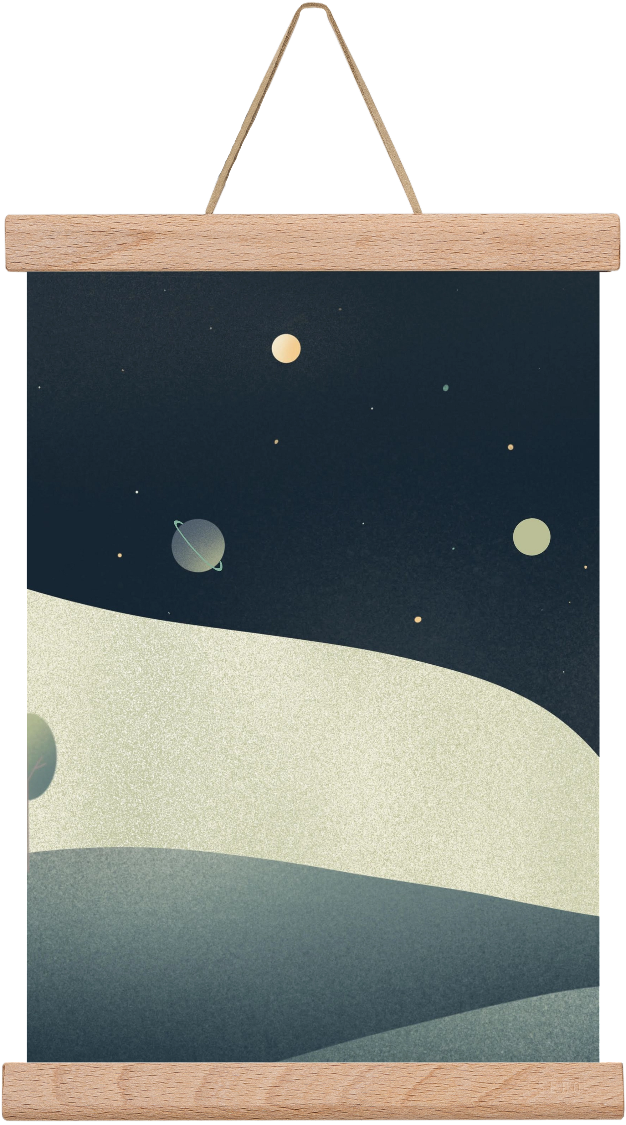 universe cup, 30x20 cm (30x20 cm), Tölgy akasztó