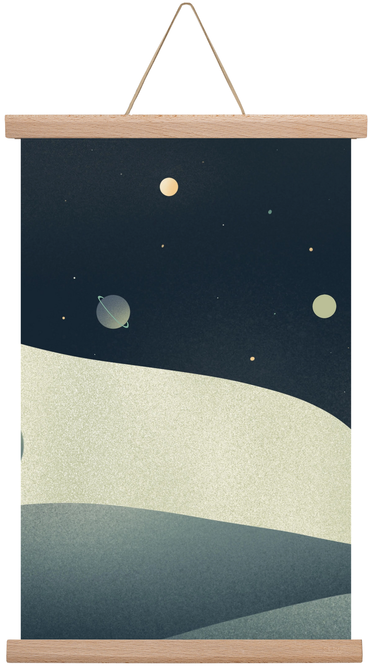 universe cup, 45x30 cm (45x30 cm), Tölgy akasztó