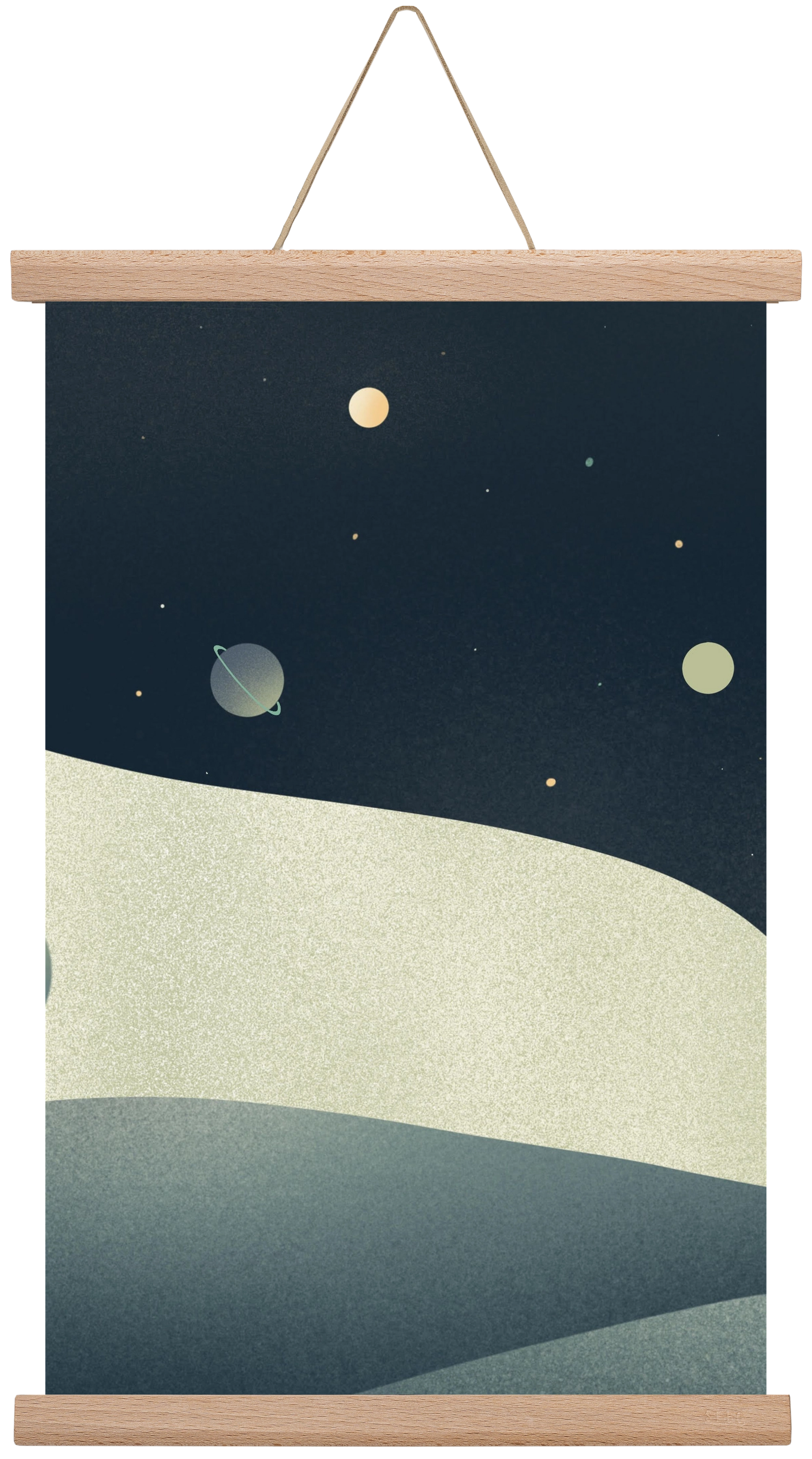 universe cup, 45x30 cm (45x30 cm), Tölgy akasztó