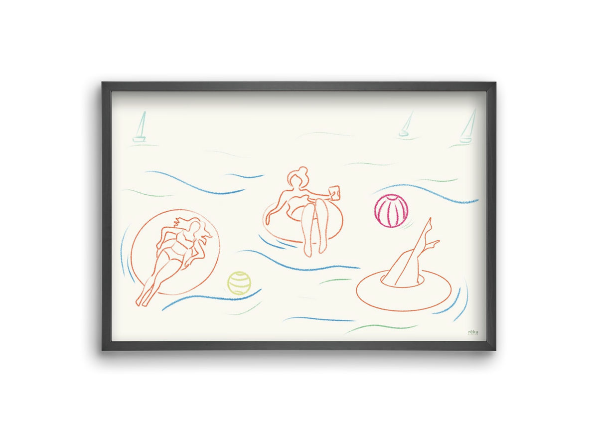 shut off, 30x20 cm (30x20 cm), Fekete keret