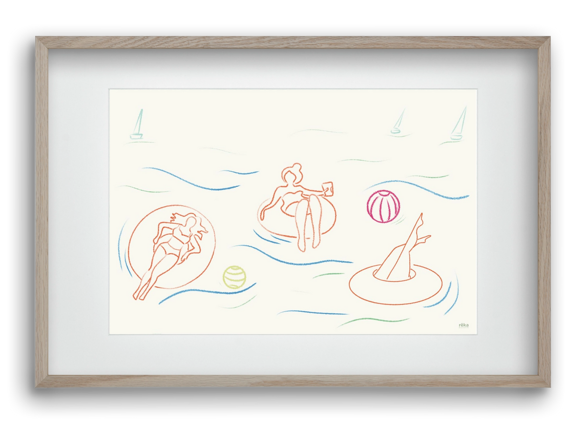 shut off, 60x40 cm (45x30 cm), Tölgy keret, paszpartuval