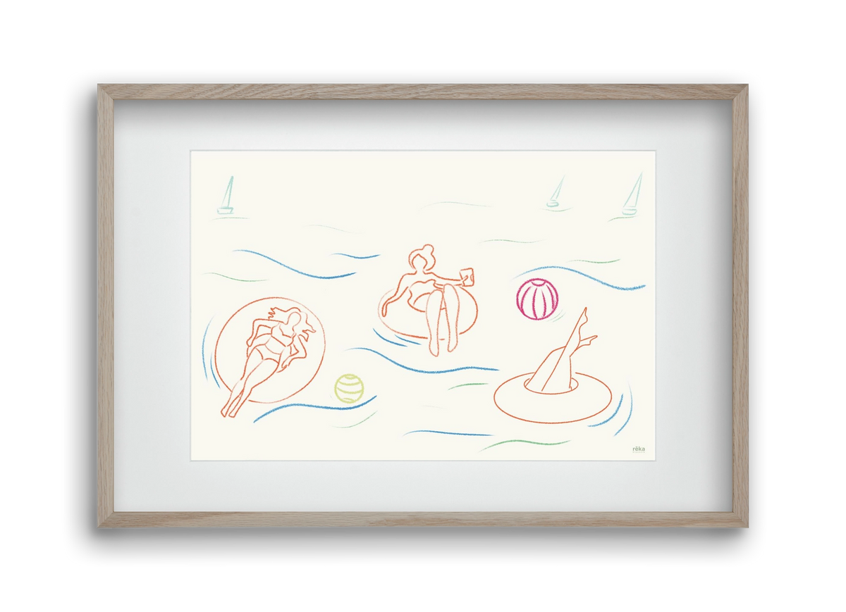 shut off, 45x30 cm (30x20 cm), Tölgy keret, paszpartuval