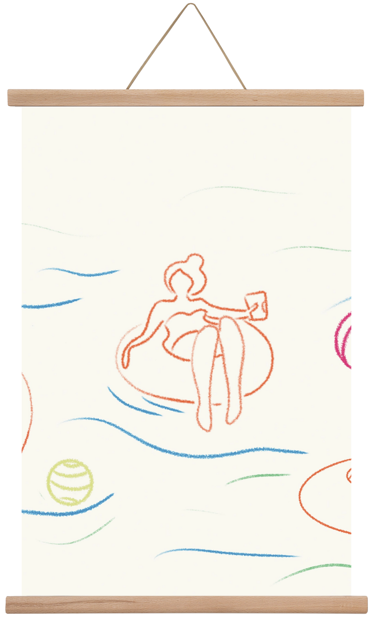 shut off, 60x40 cm (60x40 cm), Tölgy akasztó