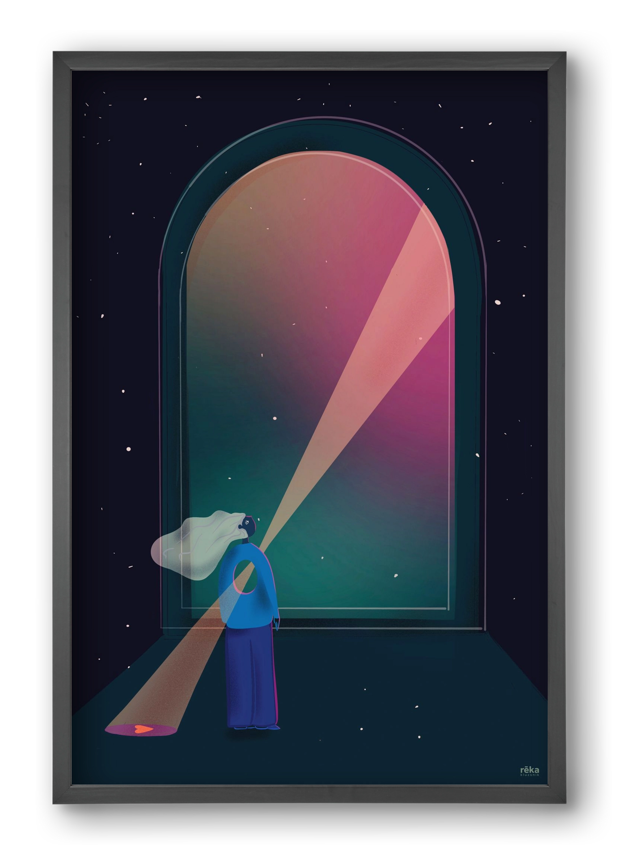 hope , 40x60 cm (40x60 cm), Fekete keret