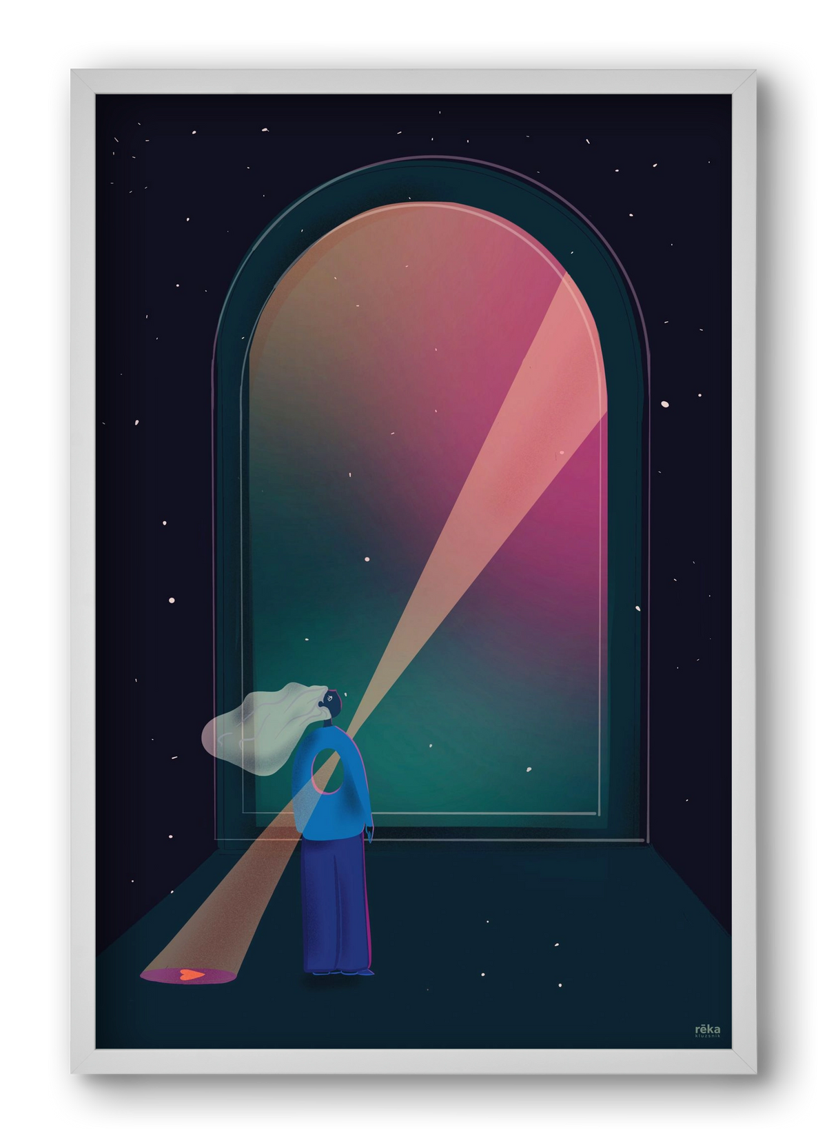 hope , 40x60 cm (40x60 cm), Fehér keret