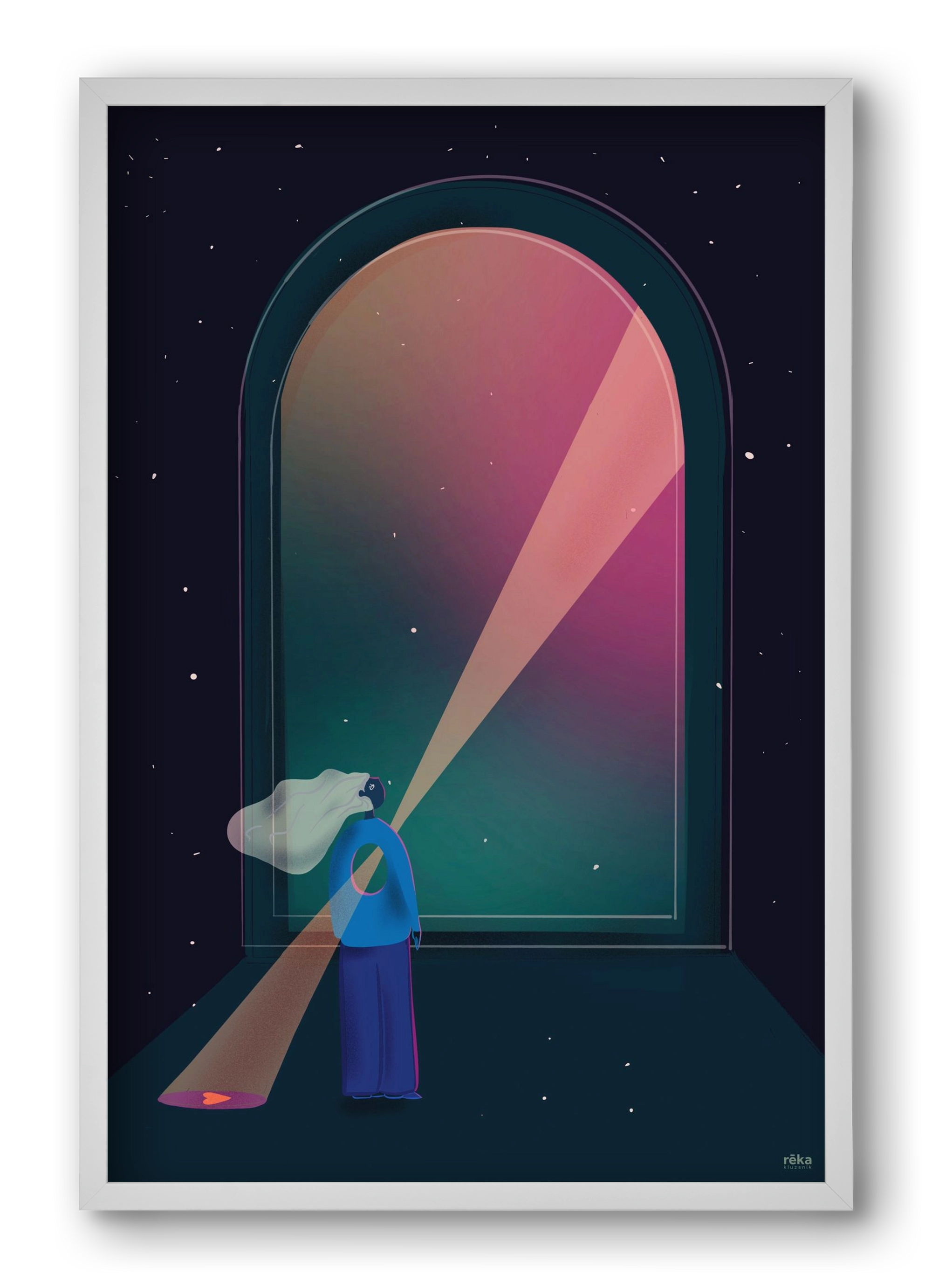 hope , 40x60 cm (40x60 cm), Fehér keret