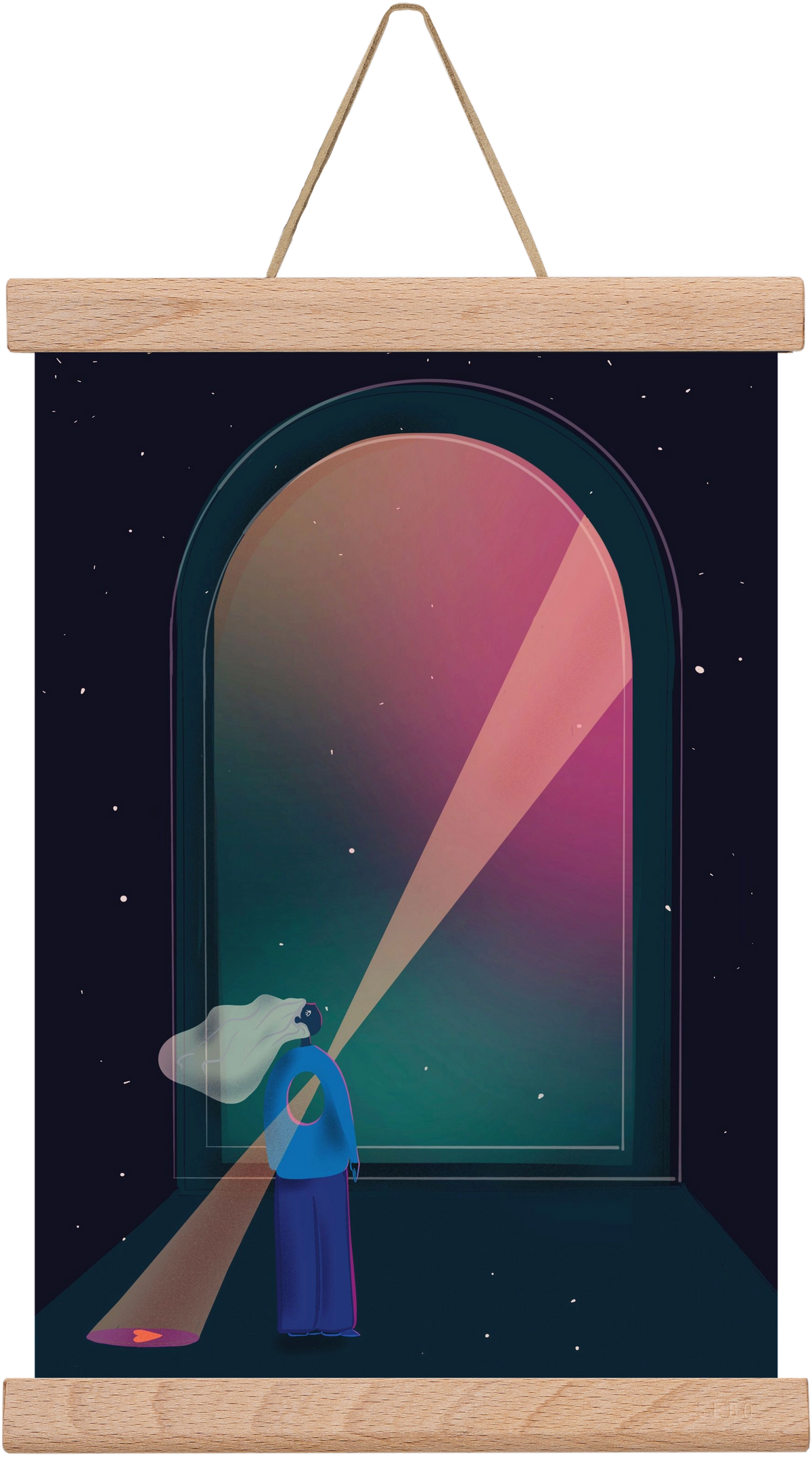 hope , 20x30 cm (20x30 cm), Tölgy akasztó