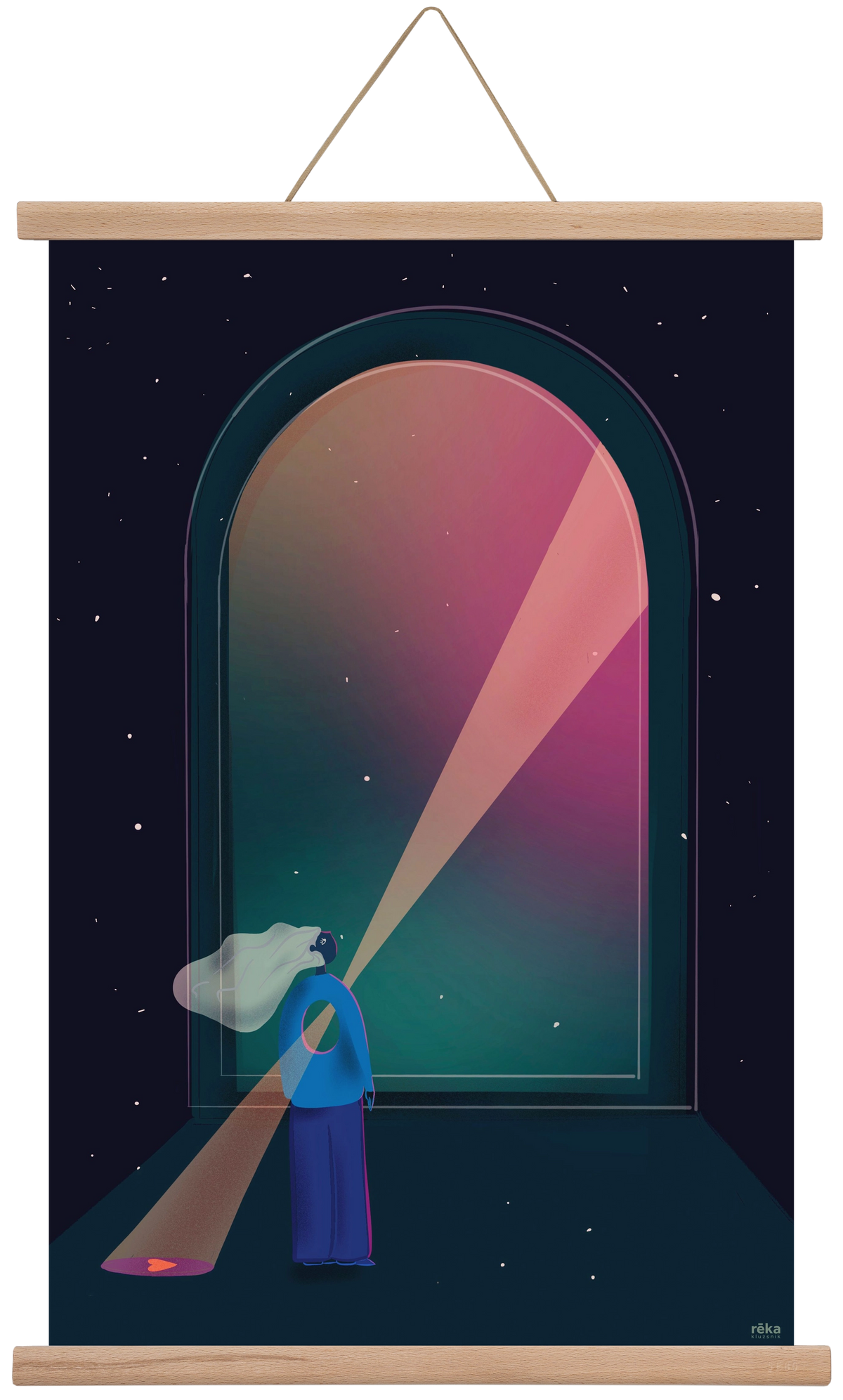 hope , 40x60 cm (40x60 cm), Tölgy akasztó