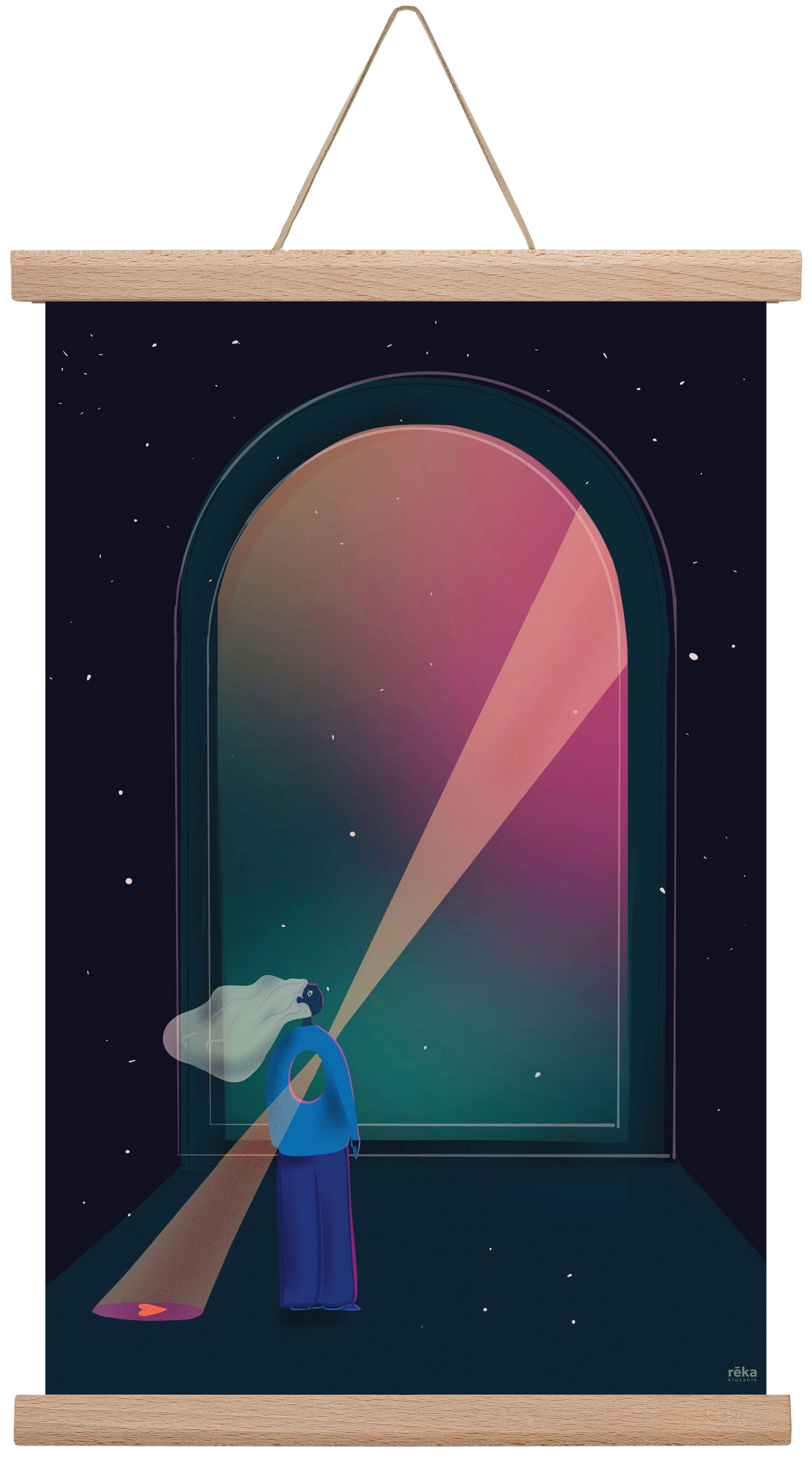 hope , 30x45 cm (30x45 cm), Tölgy akasztó