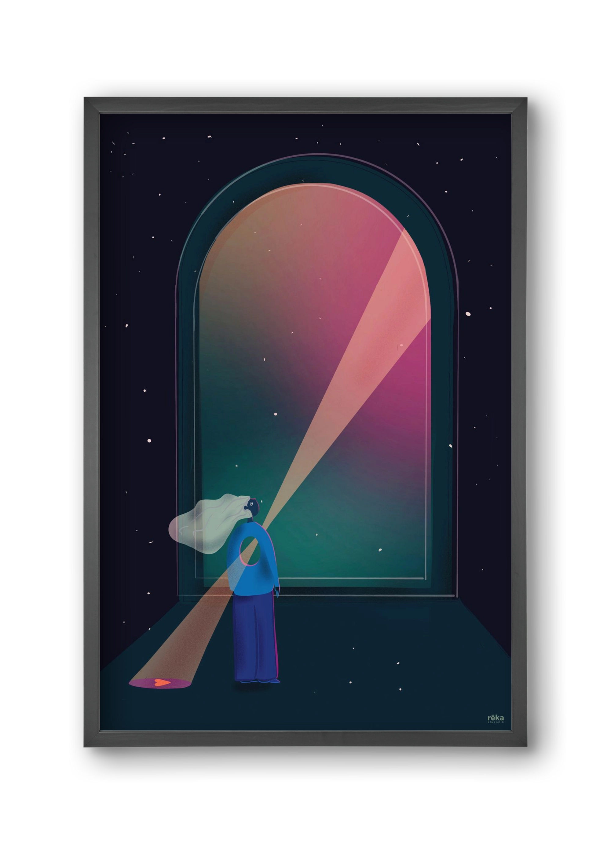 hope , 30x45 cm (30x45 cm), Fekete keret