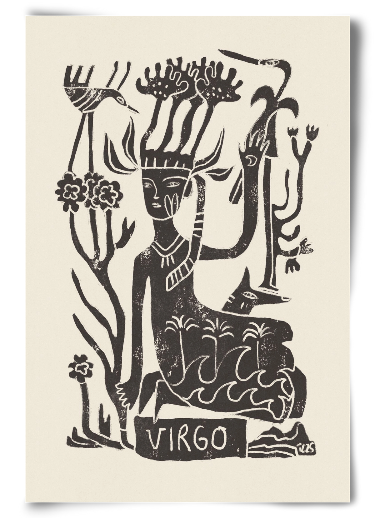 Virgo, 60x90 cm, Keret nélkül