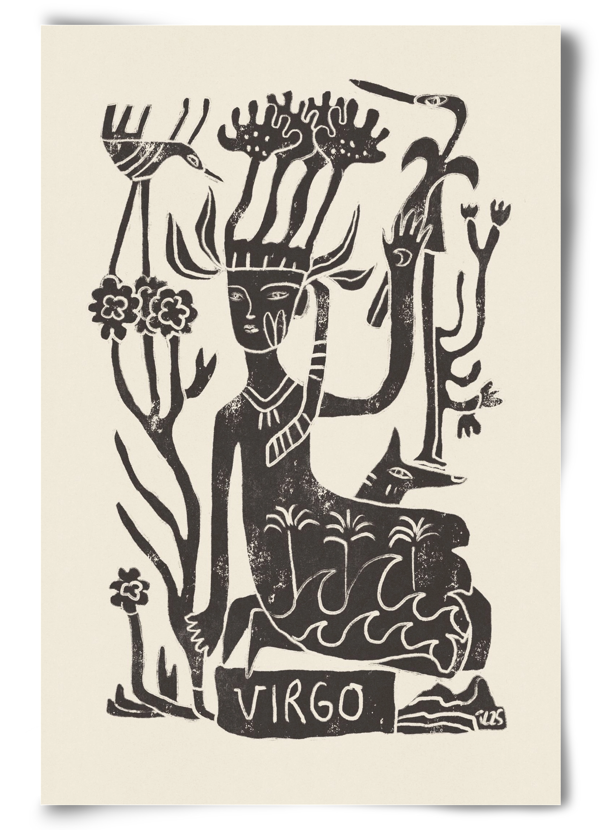 Virgo, 60x90 cm, Keret nélkül