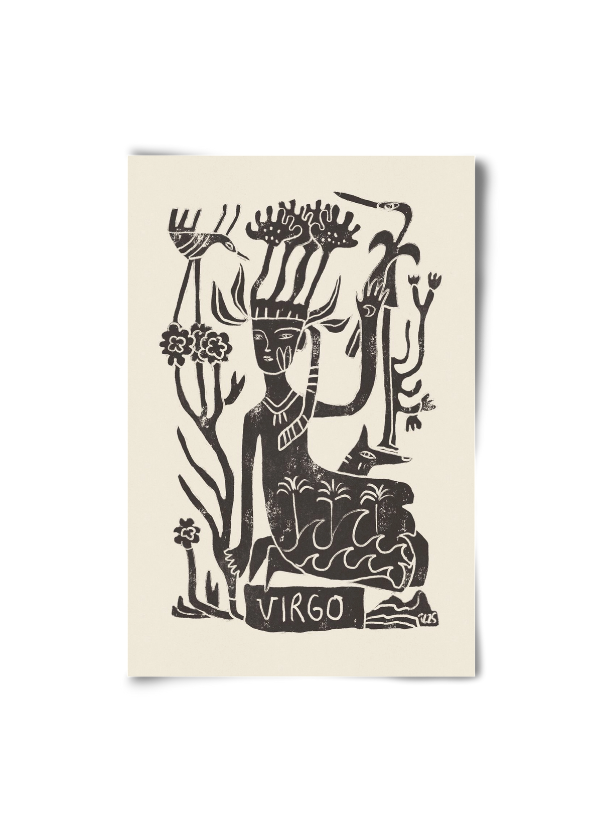 Virgo, 20x30 cm, Keret nélkül