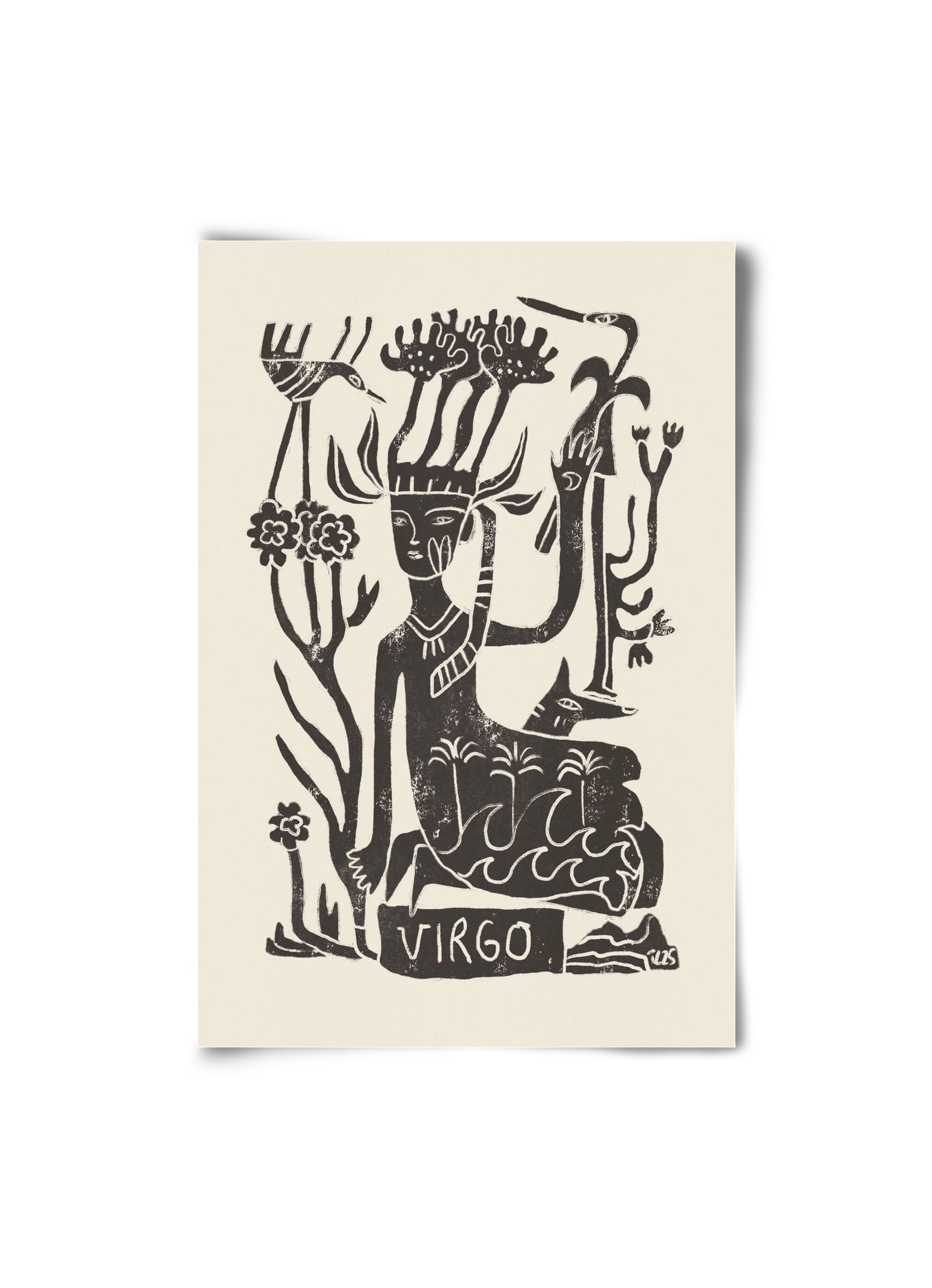 Virgo, 20x30 cm, Keret nélkül