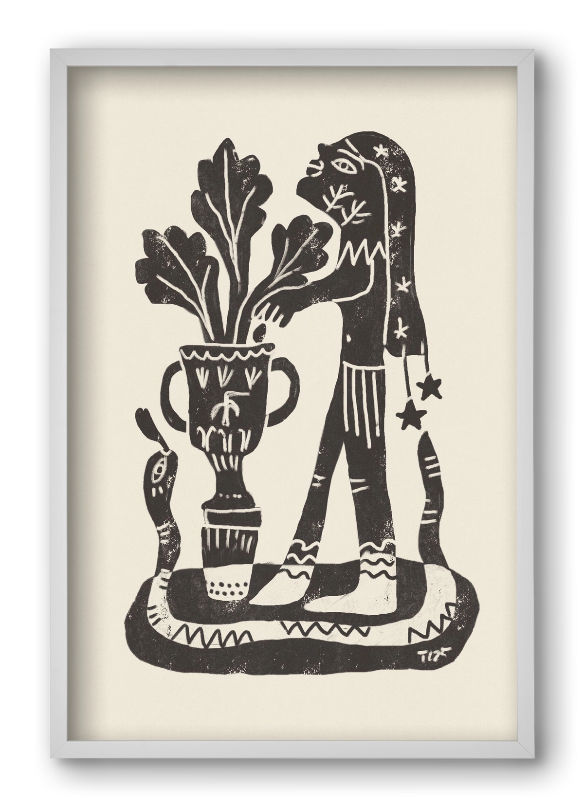 Planting Future Seeds, 40x60 cm (40x60 cm), Fehér keret