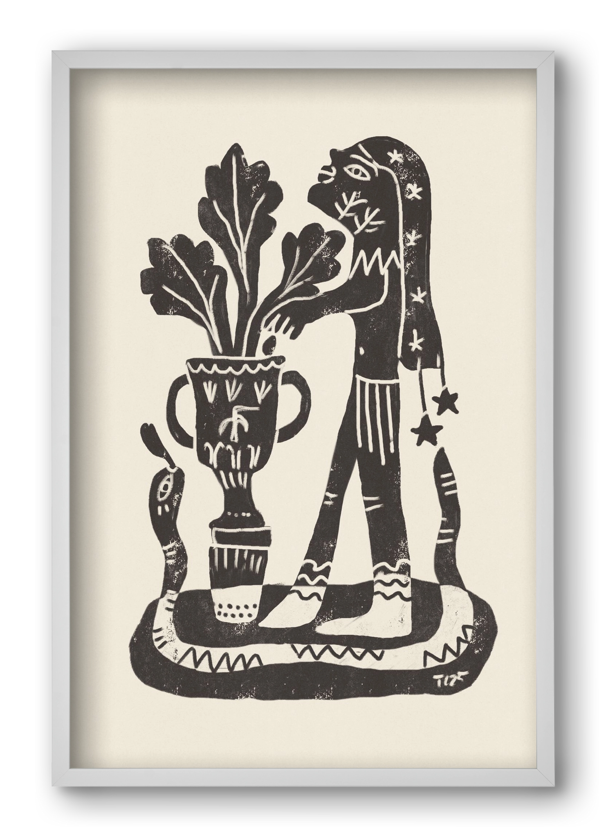 Planting Future Seeds, 40x60 cm (40x60 cm), Fehér keret