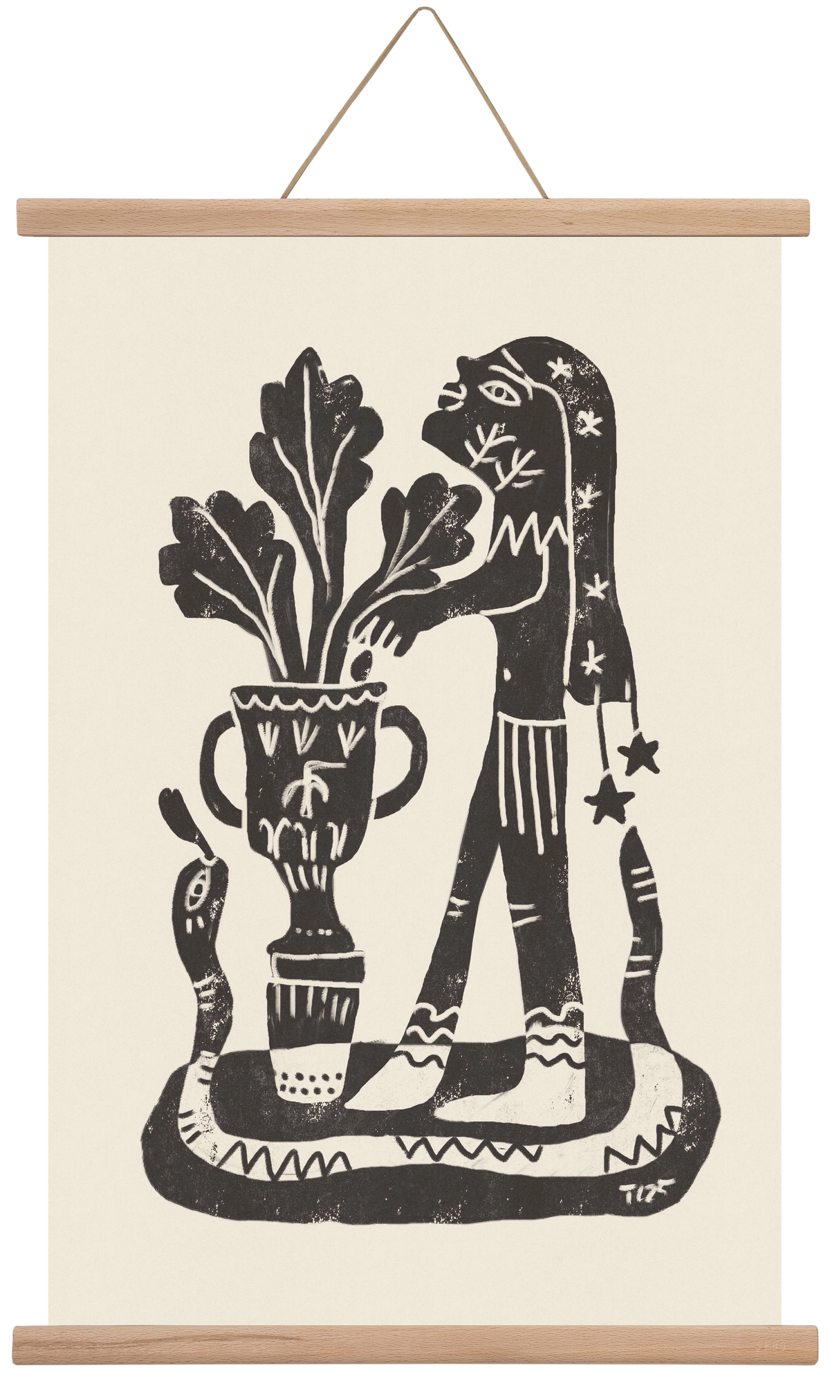 Planting Future Seeds, 40x60 cm (40x60 cm), Tölgy akasztó