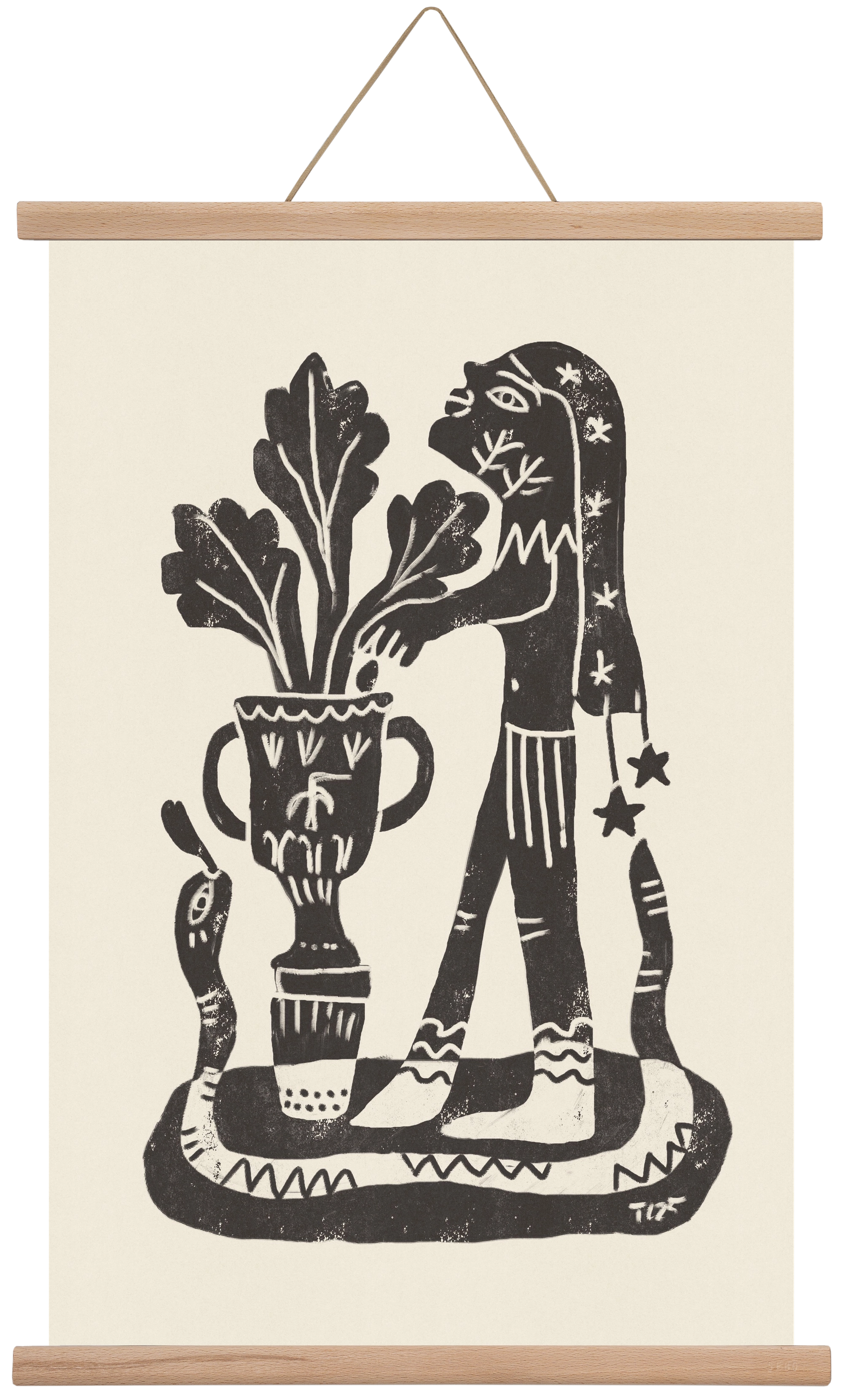 Planting Future Seeds, 40x60 cm (40x60 cm), Tölgy akasztó