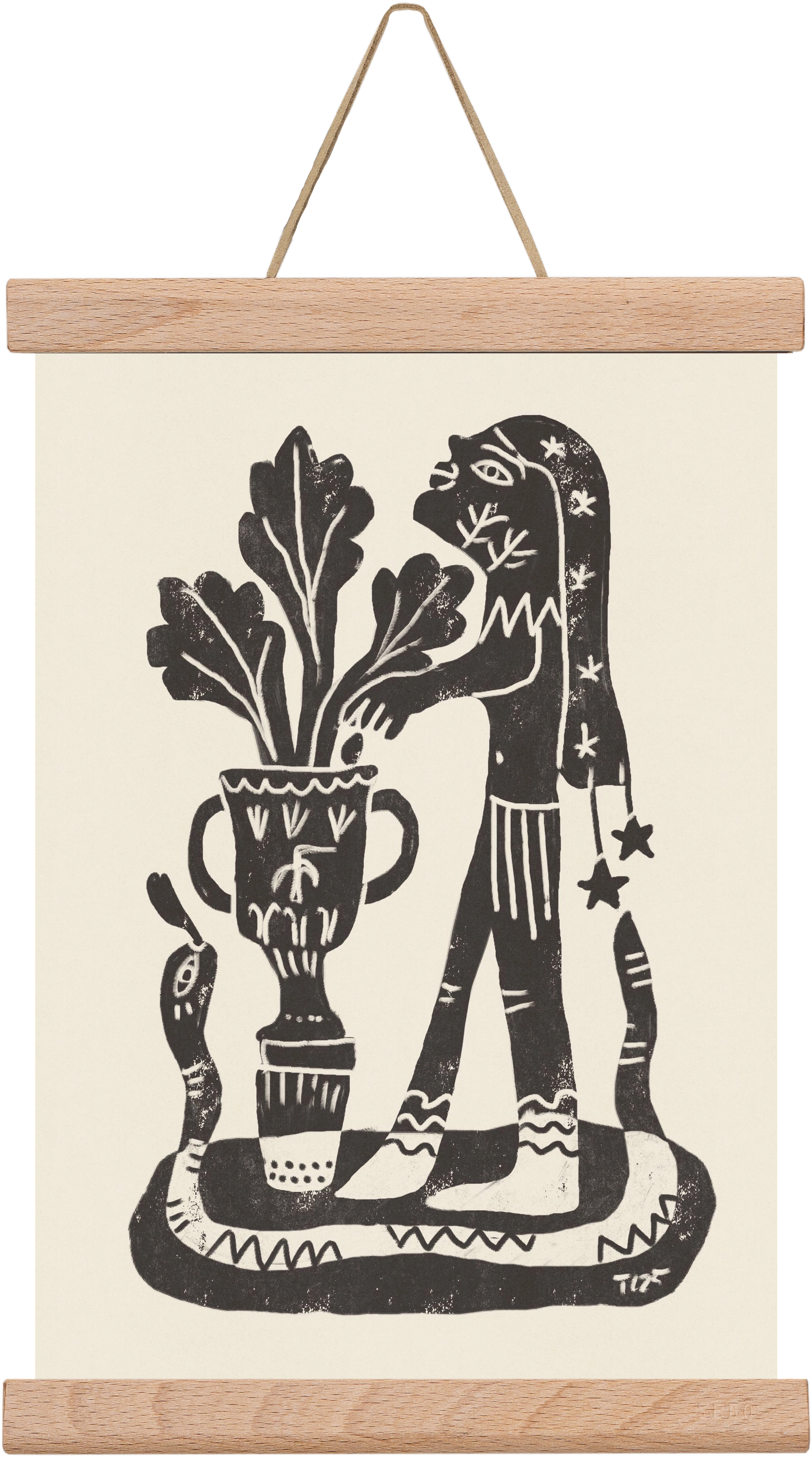 Planting Future Seeds, 20x30 cm (20x30 cm), Tölgy akasztó