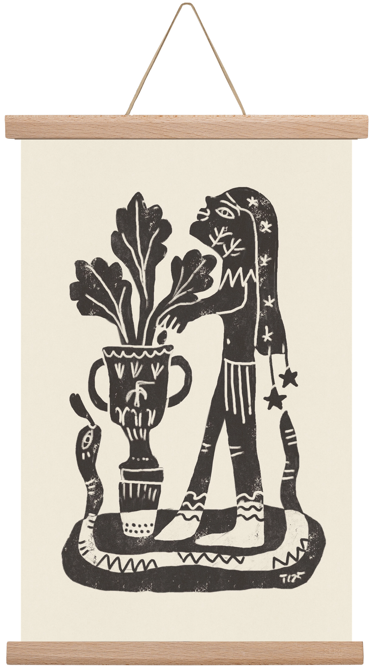 Planting Future Seeds, 30x45 cm (30x45 cm), Tölgy akasztó