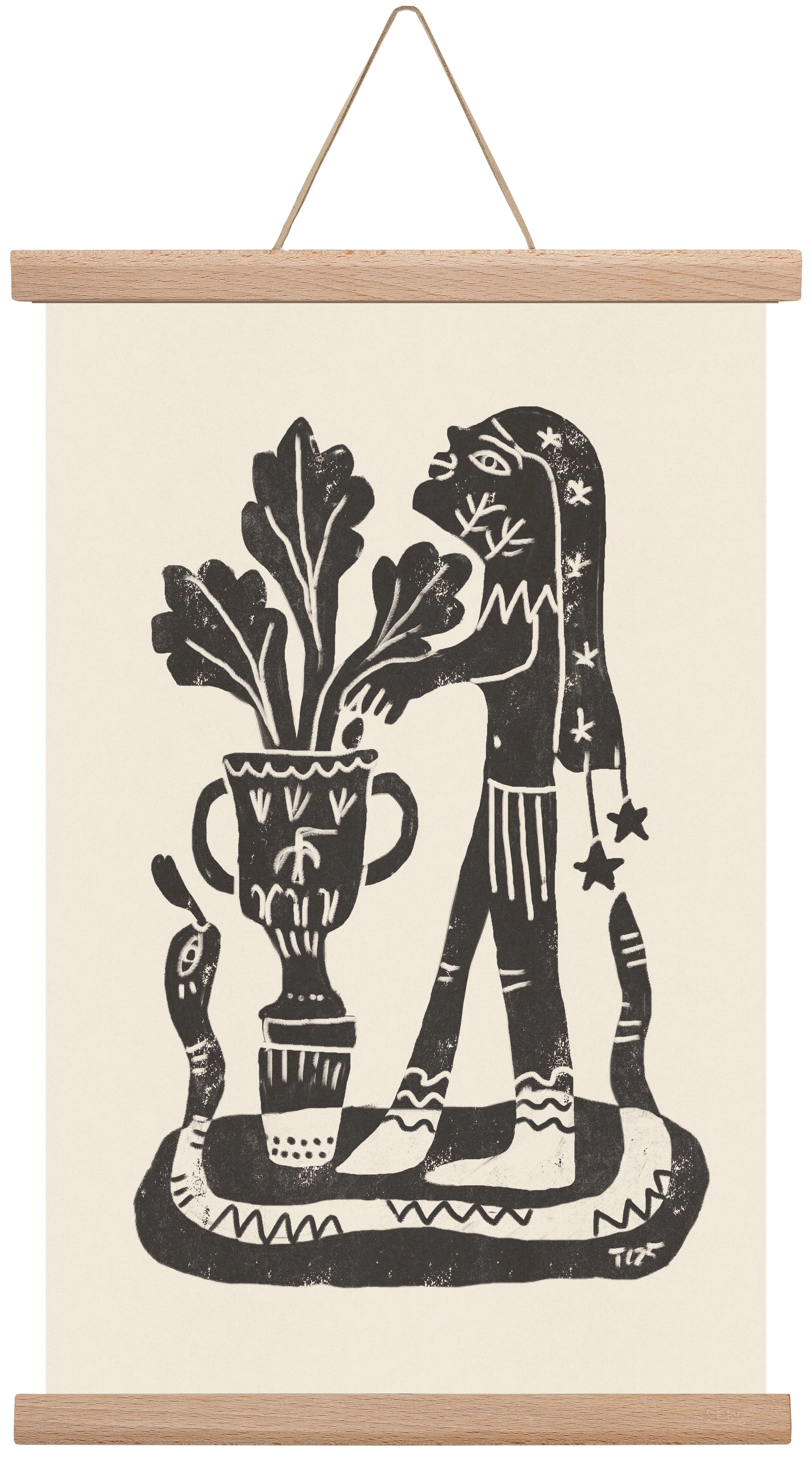 Planting Future Seeds, 30x45 cm (30x45 cm), Tölgy akasztó