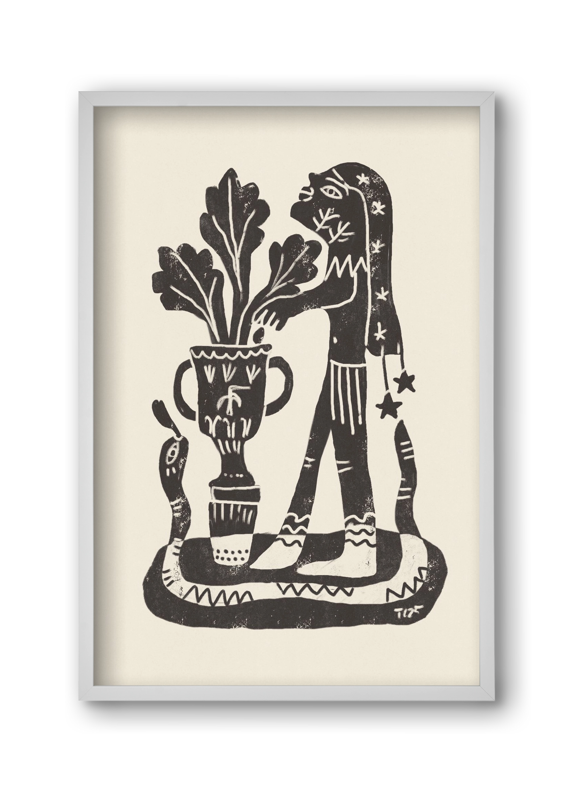 Planting Future Seeds, 30x45 cm (30x45 cm), Fehér keret