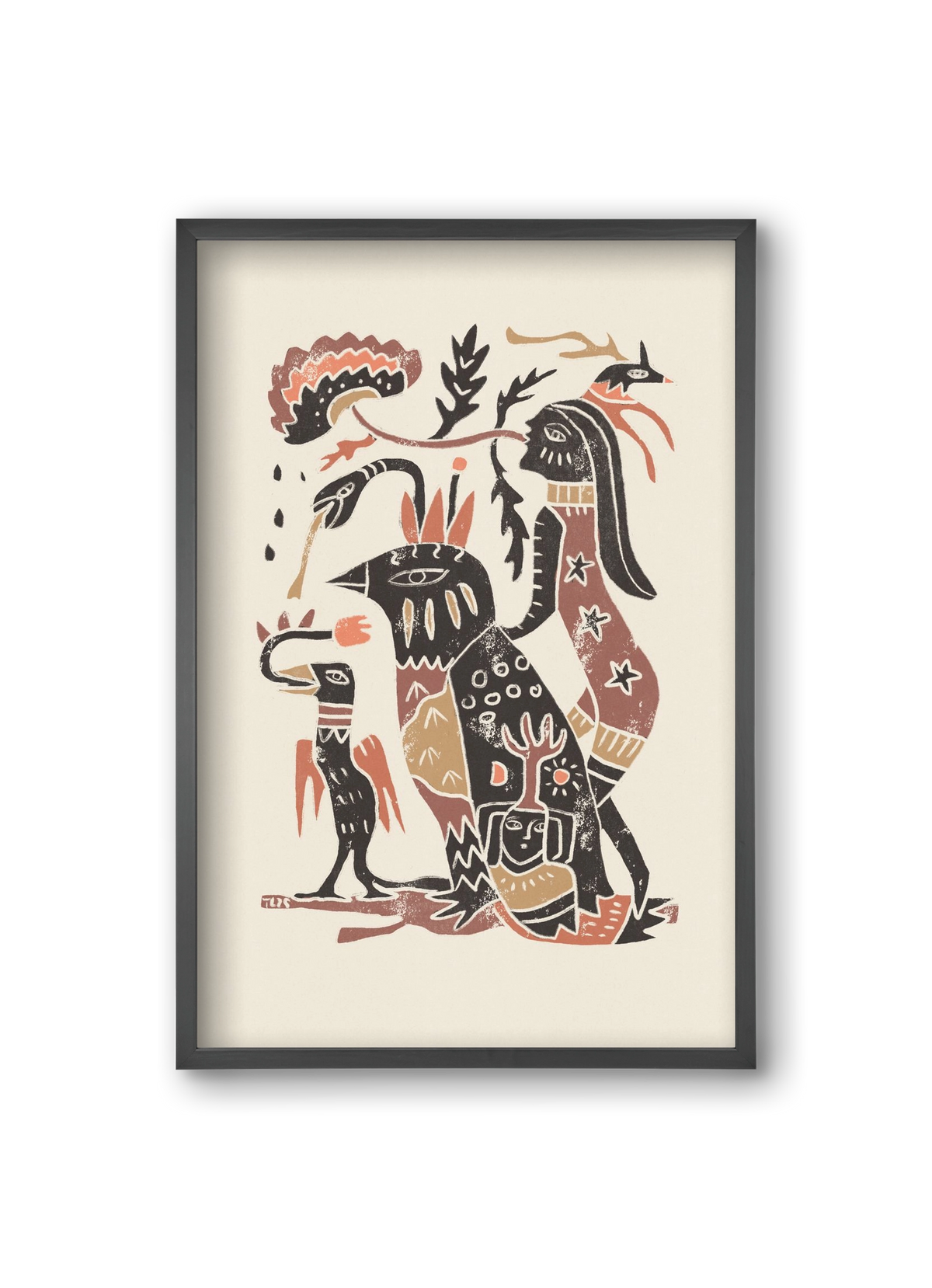 Autumn Arrives, 20x30 cm (20x30 cm), Fekete keret