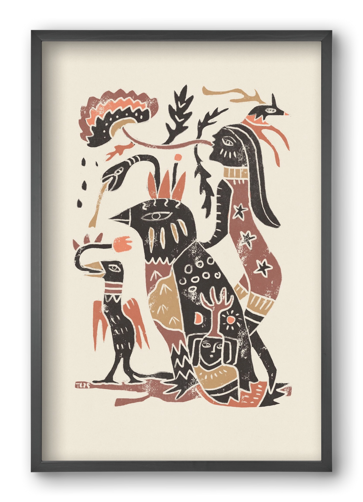 Autumn Arrives, 40x60 cm (40x60 cm), Fekete keret