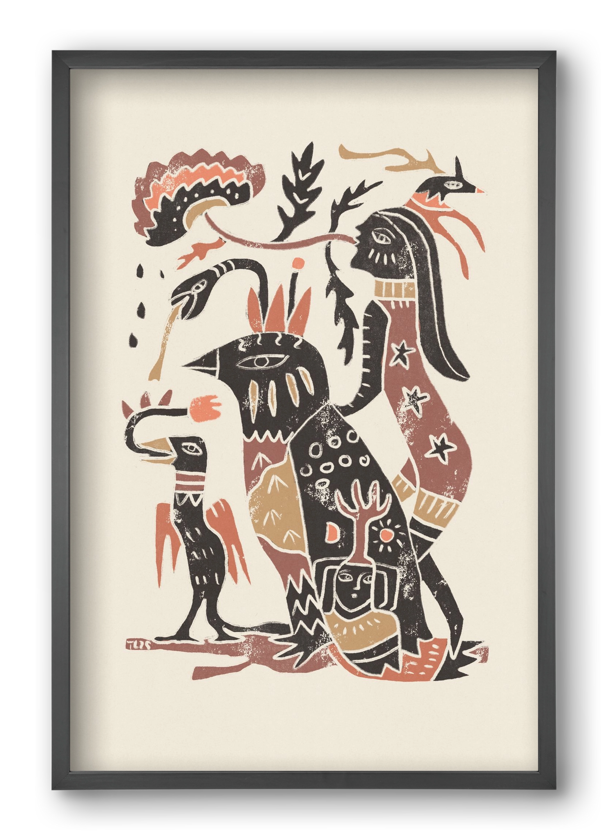 Autumn Arrives, 40x60 cm (40x60 cm), Fekete keret