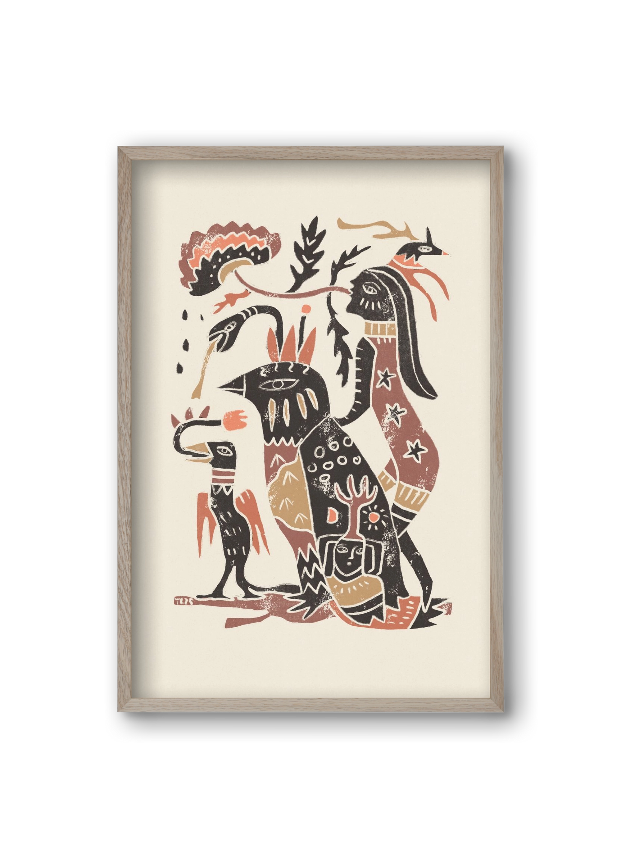 Autumn Arrives, 20x30 cm (20x30 cm), Tölgy keret