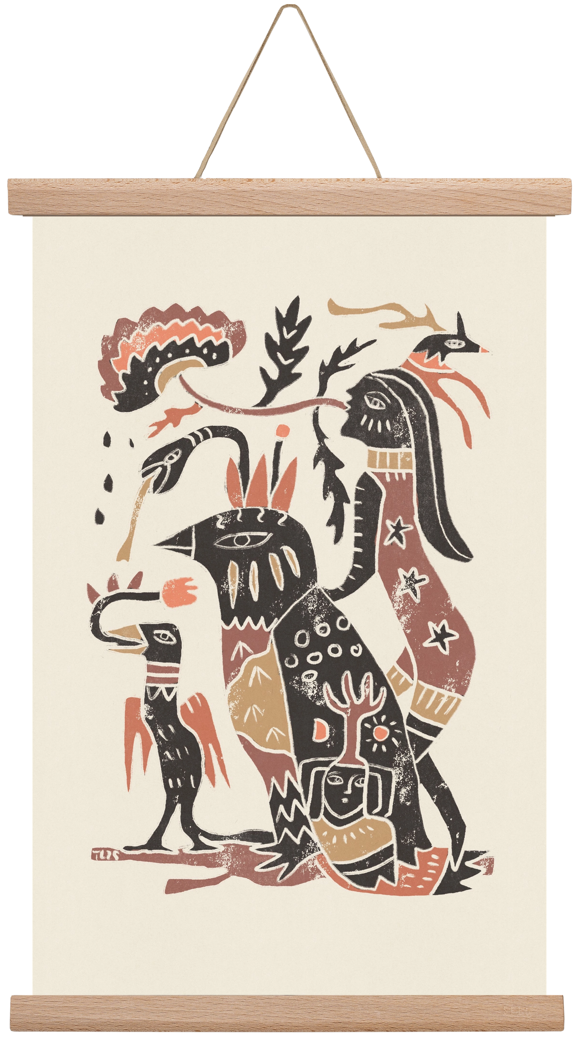 Autumn Arrives, 30x45 cm (30x45 cm), Tölgy akasztó