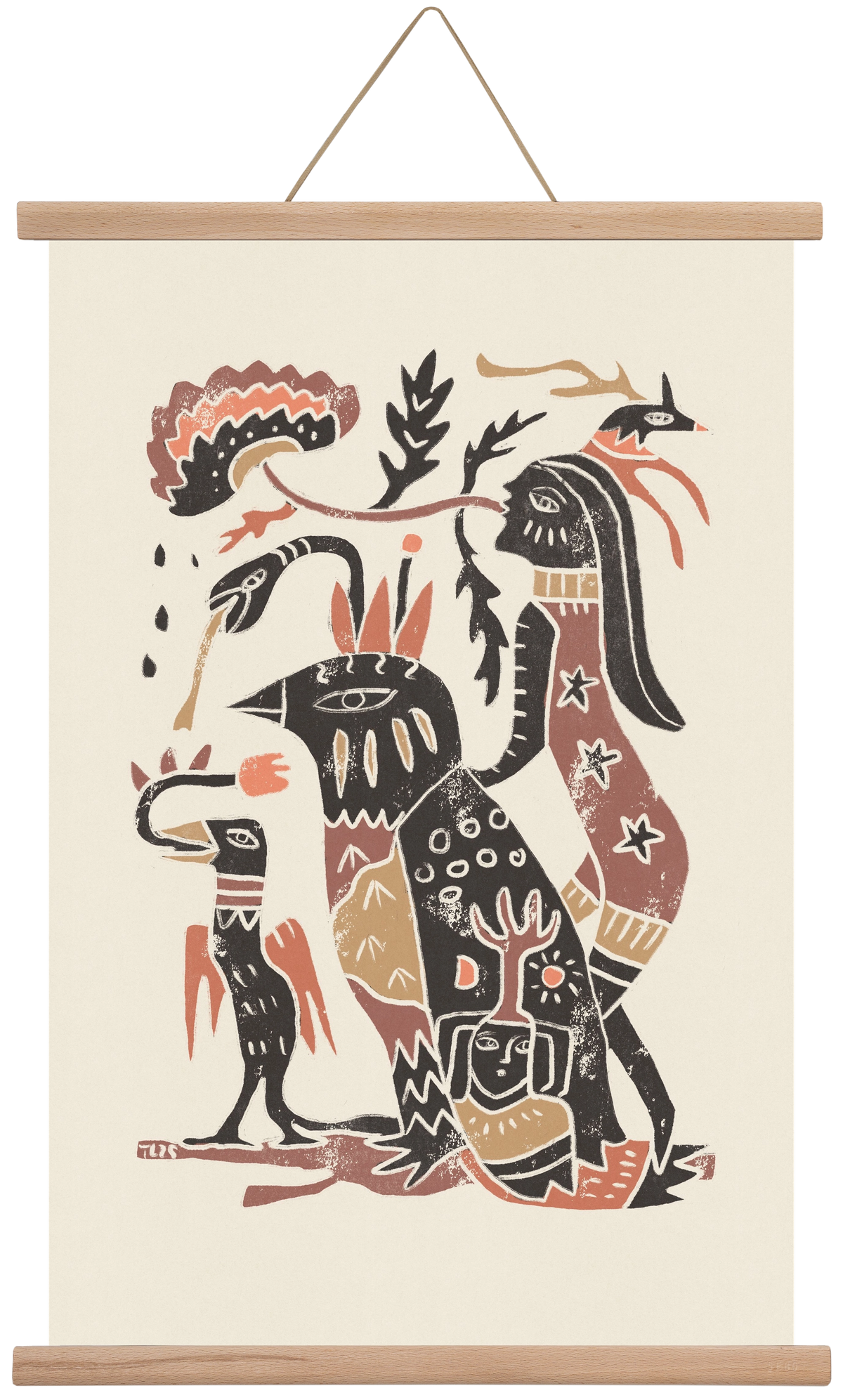 Autumn Arrives, 40x60 cm (40x60 cm), Tölgy akasztó