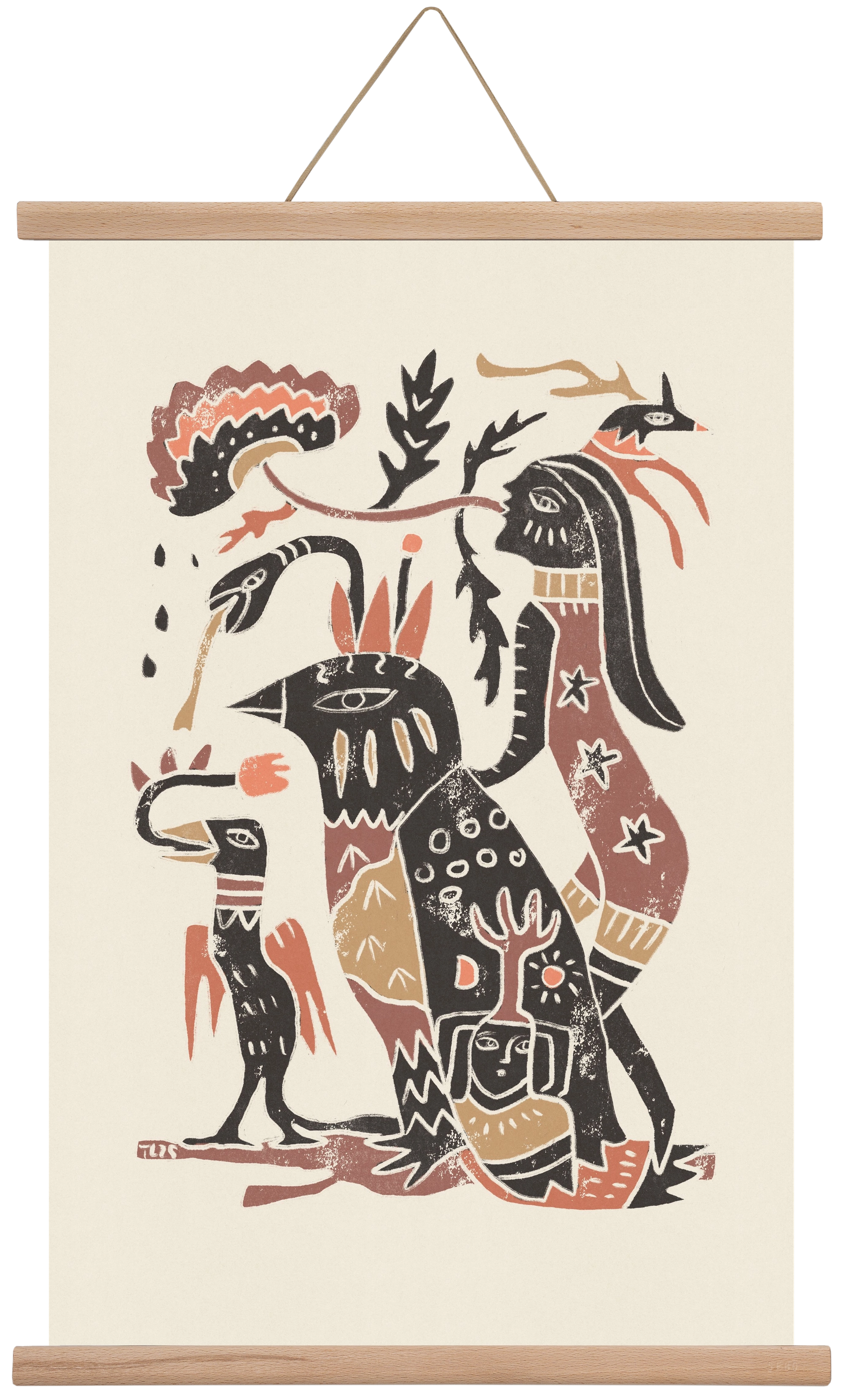 Autumn Arrives, 40x60 cm (40x60 cm), Tölgy akasztó